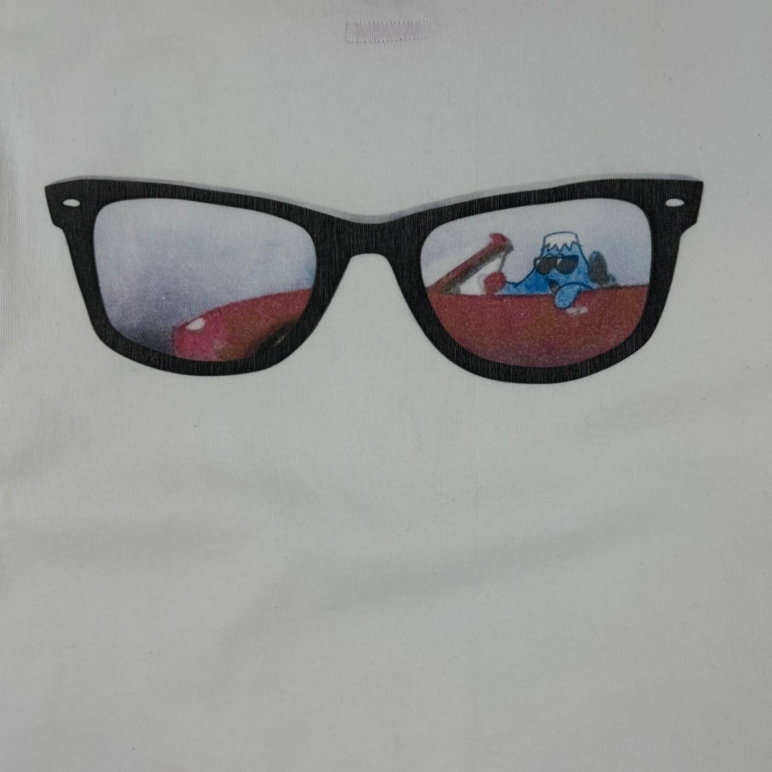 Beams Fuji Kun Sunglasses T-Shirt White