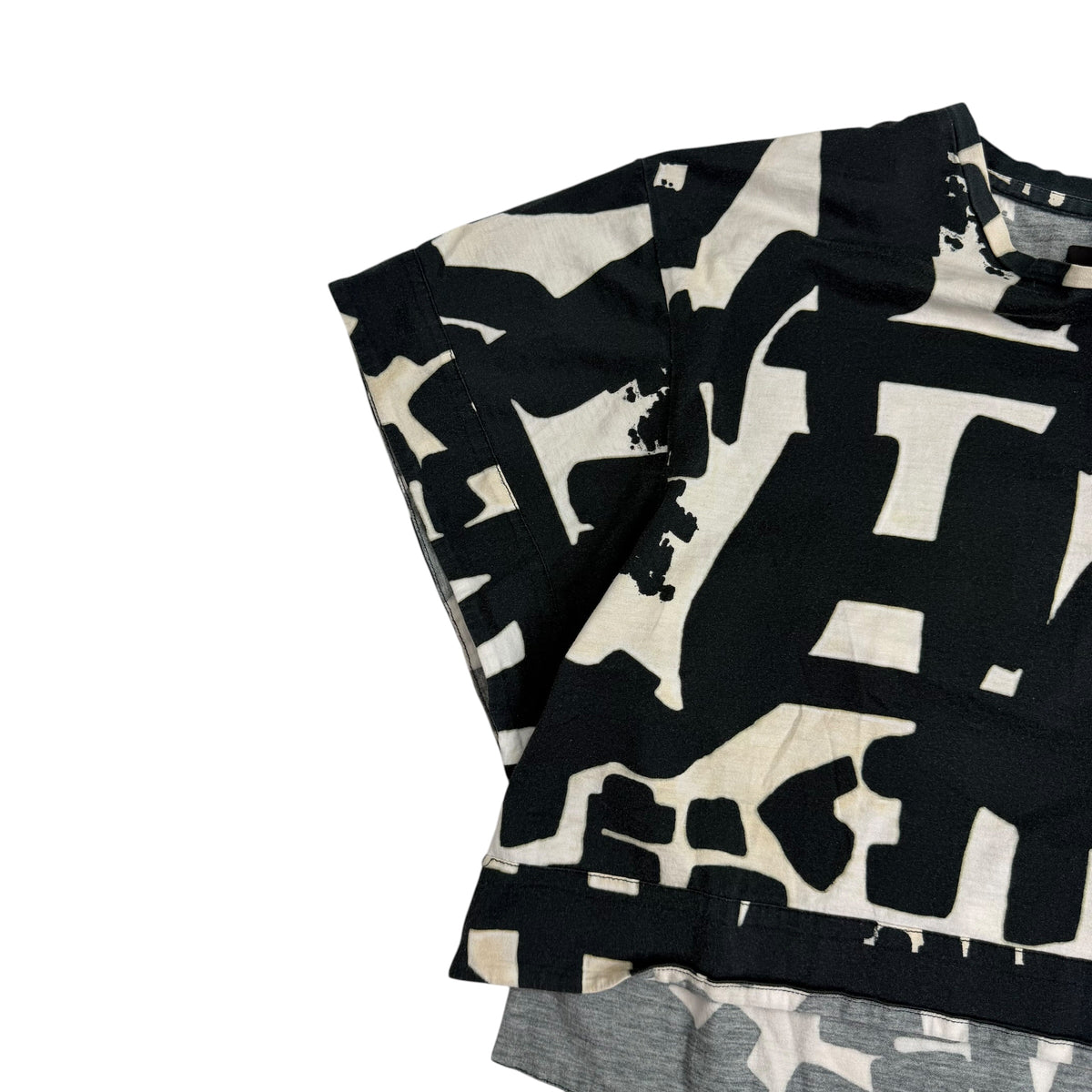 (W) Isabel Marant All Over Print Tee Black/White