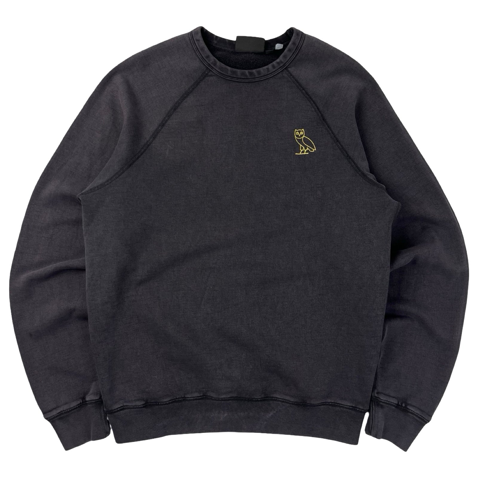 OVO Owl Crew Washed Black