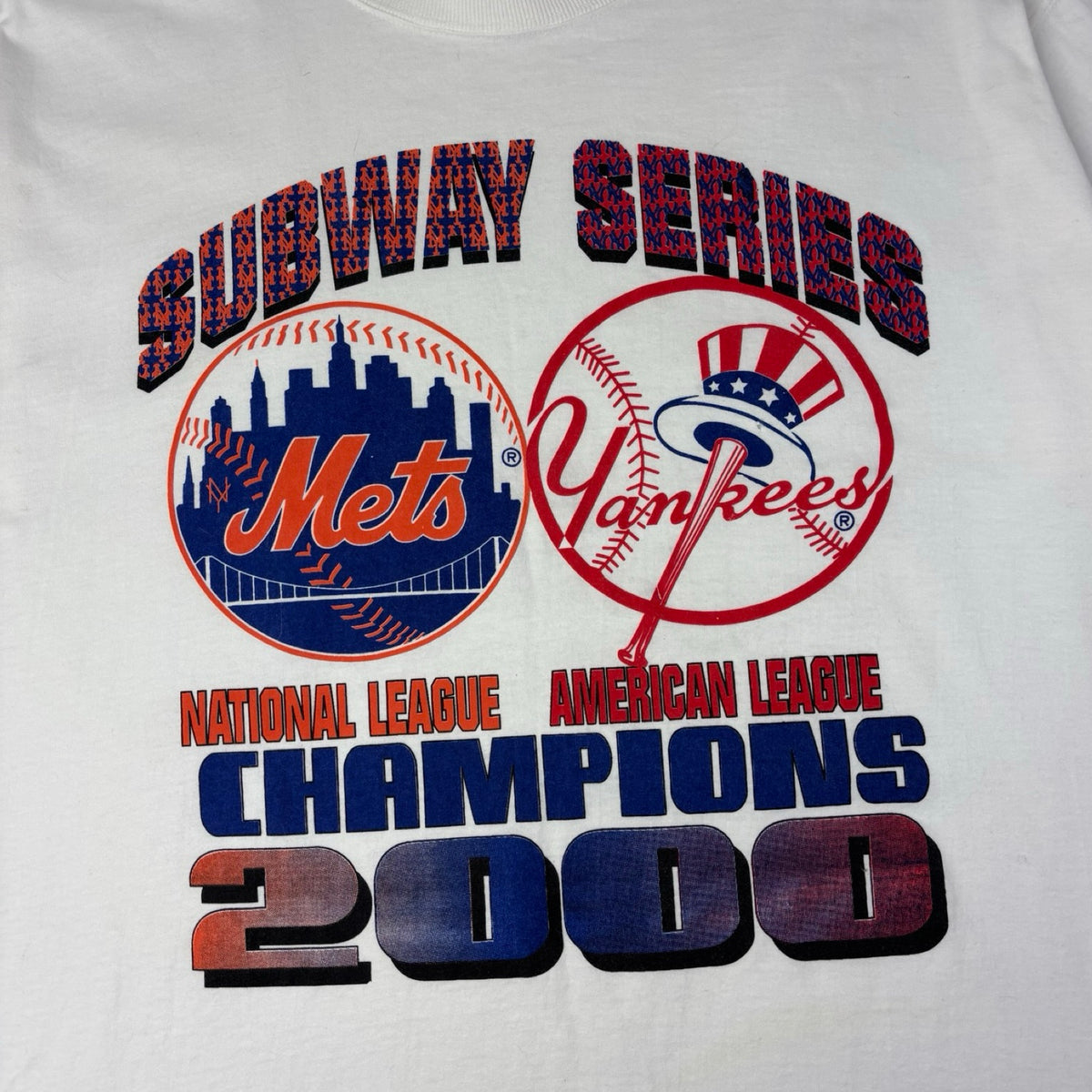 2000 MLB Subway Series Mets Vs Yankees T-Shirt