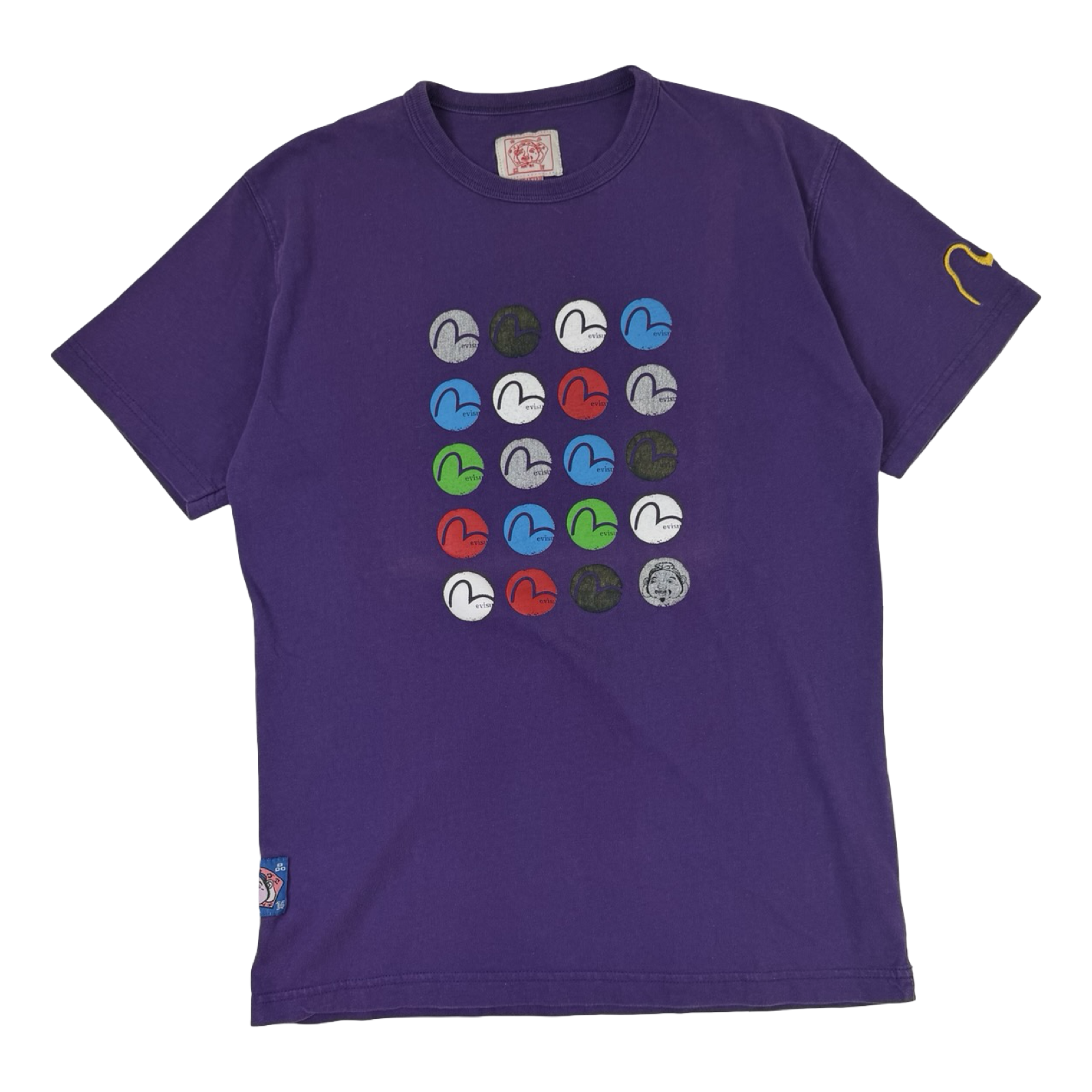 Vintage Evisu T-Shirt Purple