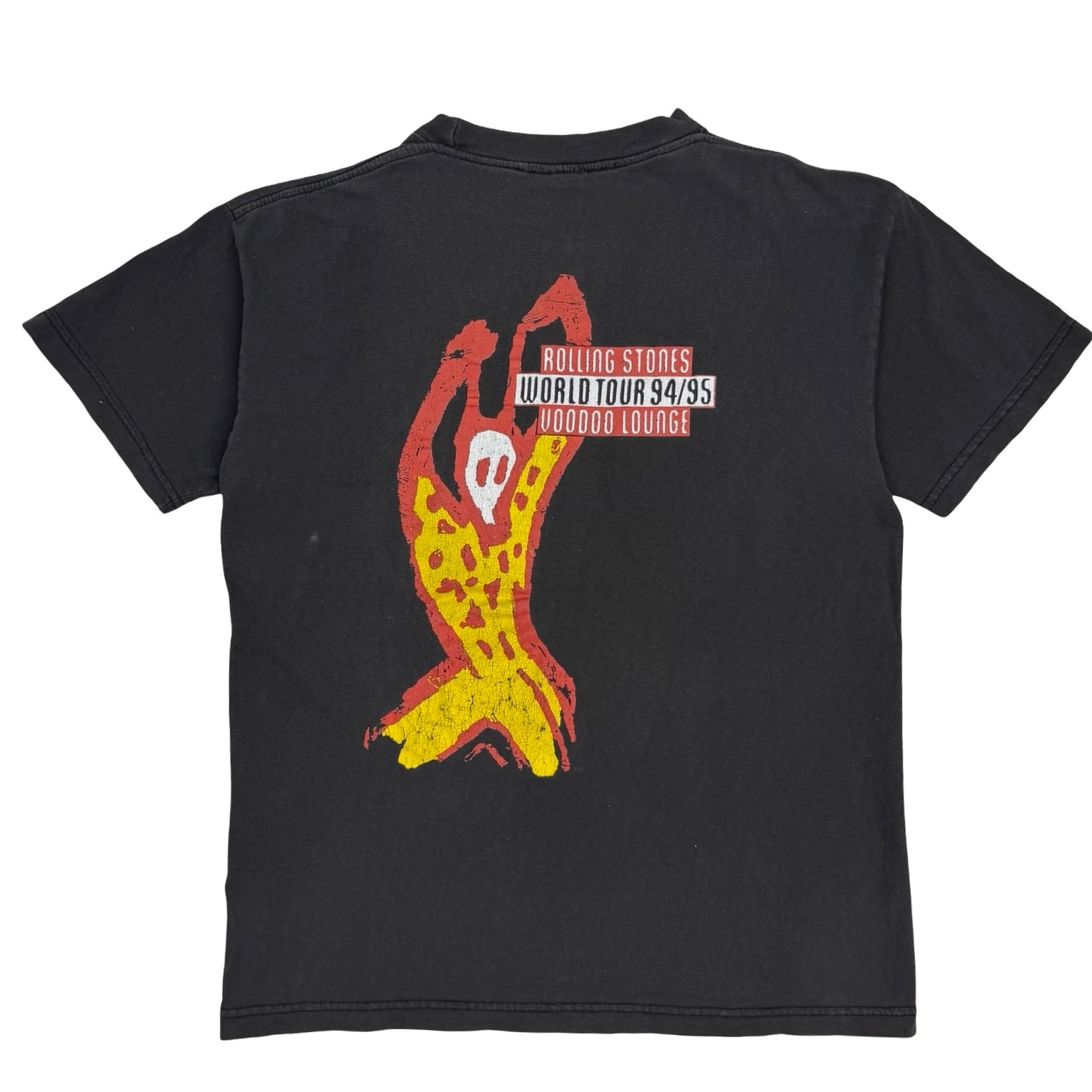1994 Rolling Stones Voodoo Lounge World Tour Tee Black