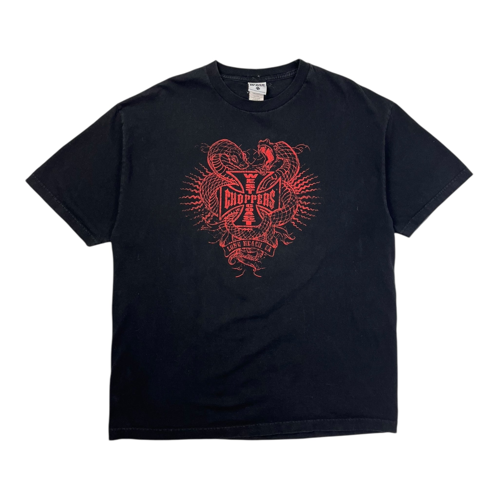Vintage Y2K West Coast Choppers Cobra Crest T-Shirt