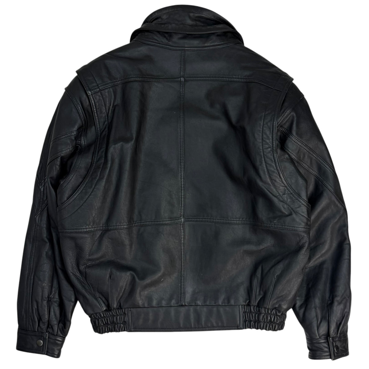 Vintage Cosa Nova Leather Jacket Black