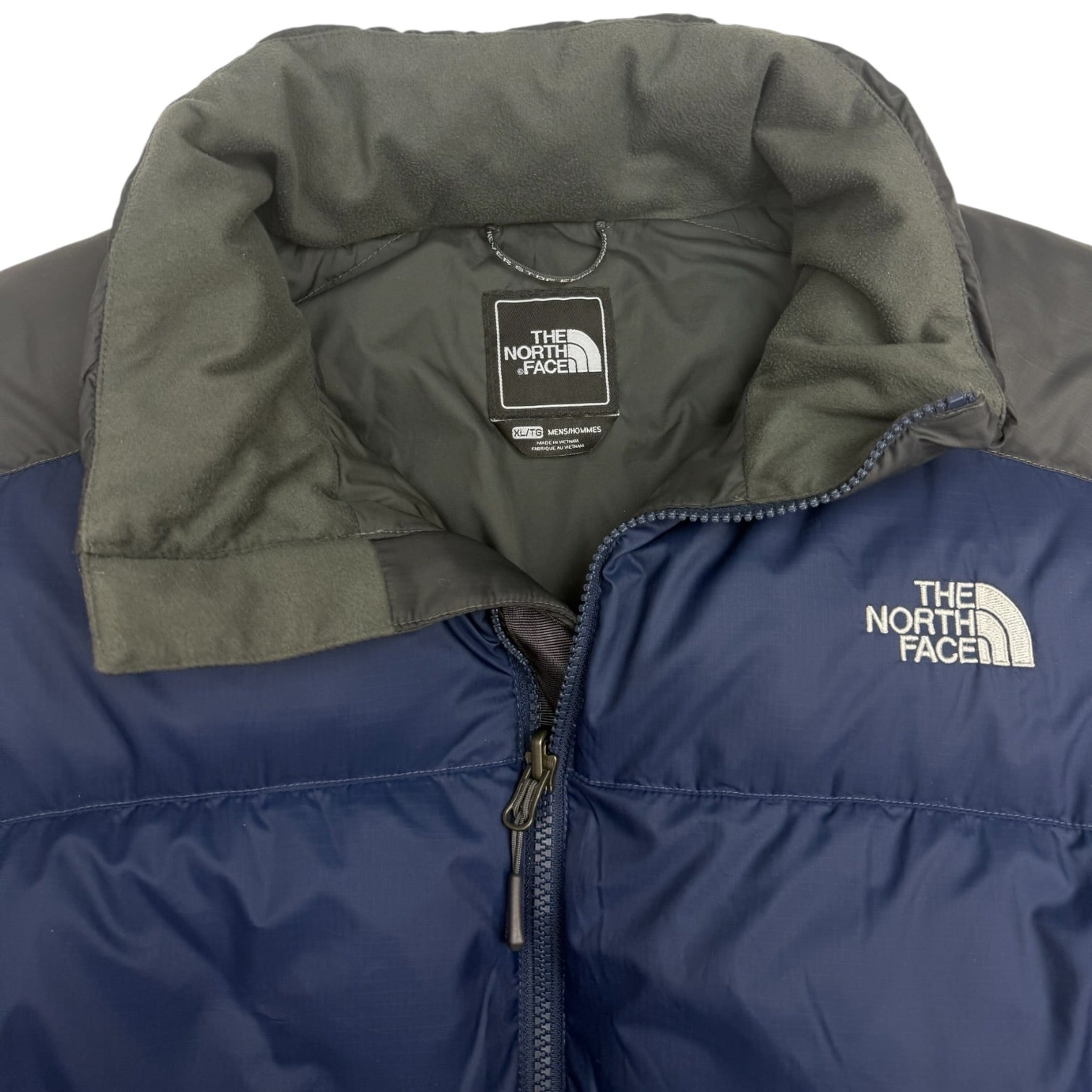 Vintage The North Face 550 Fill Nuptse Jacket Navy