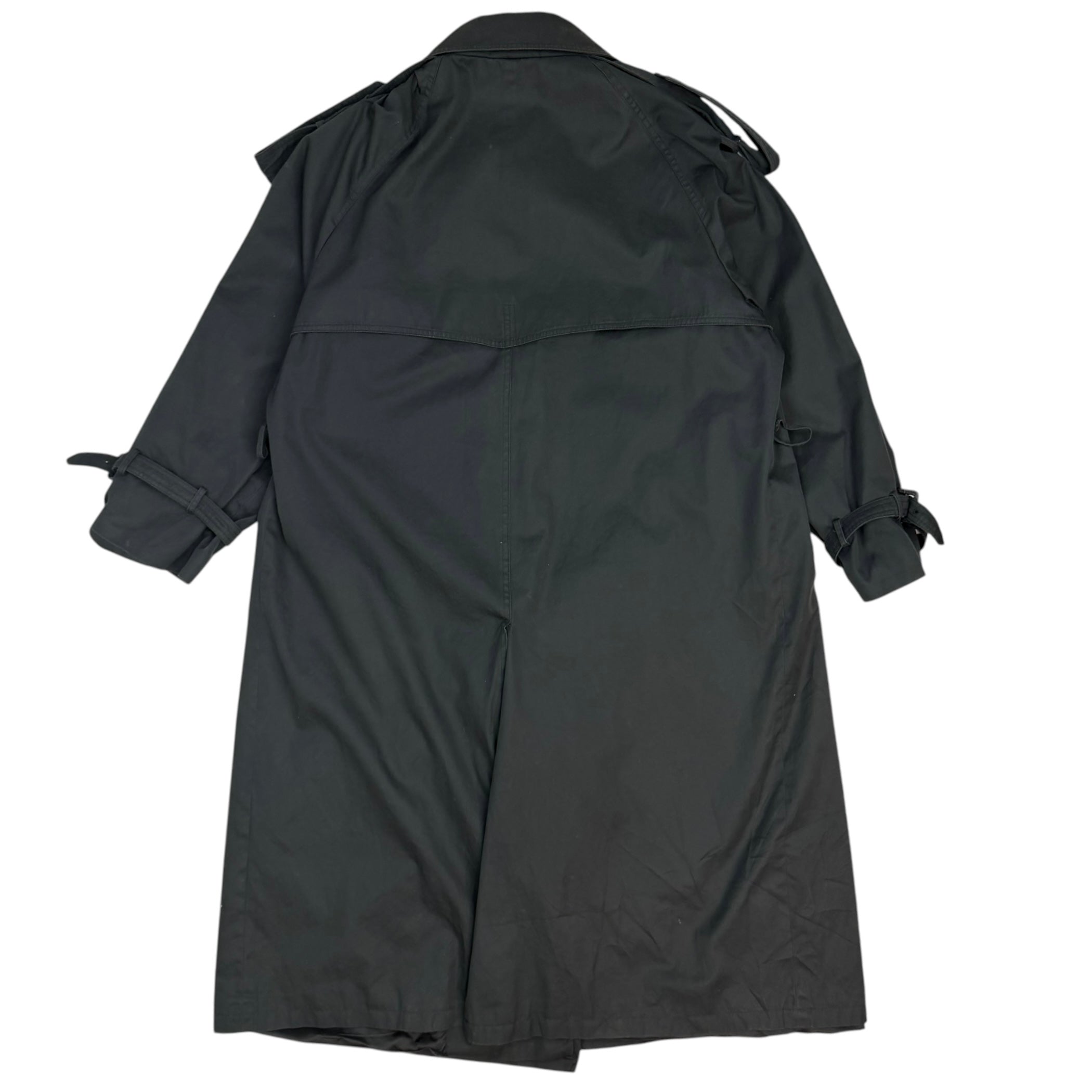 Vintage Yves Saint Laurent Trench Coat Black