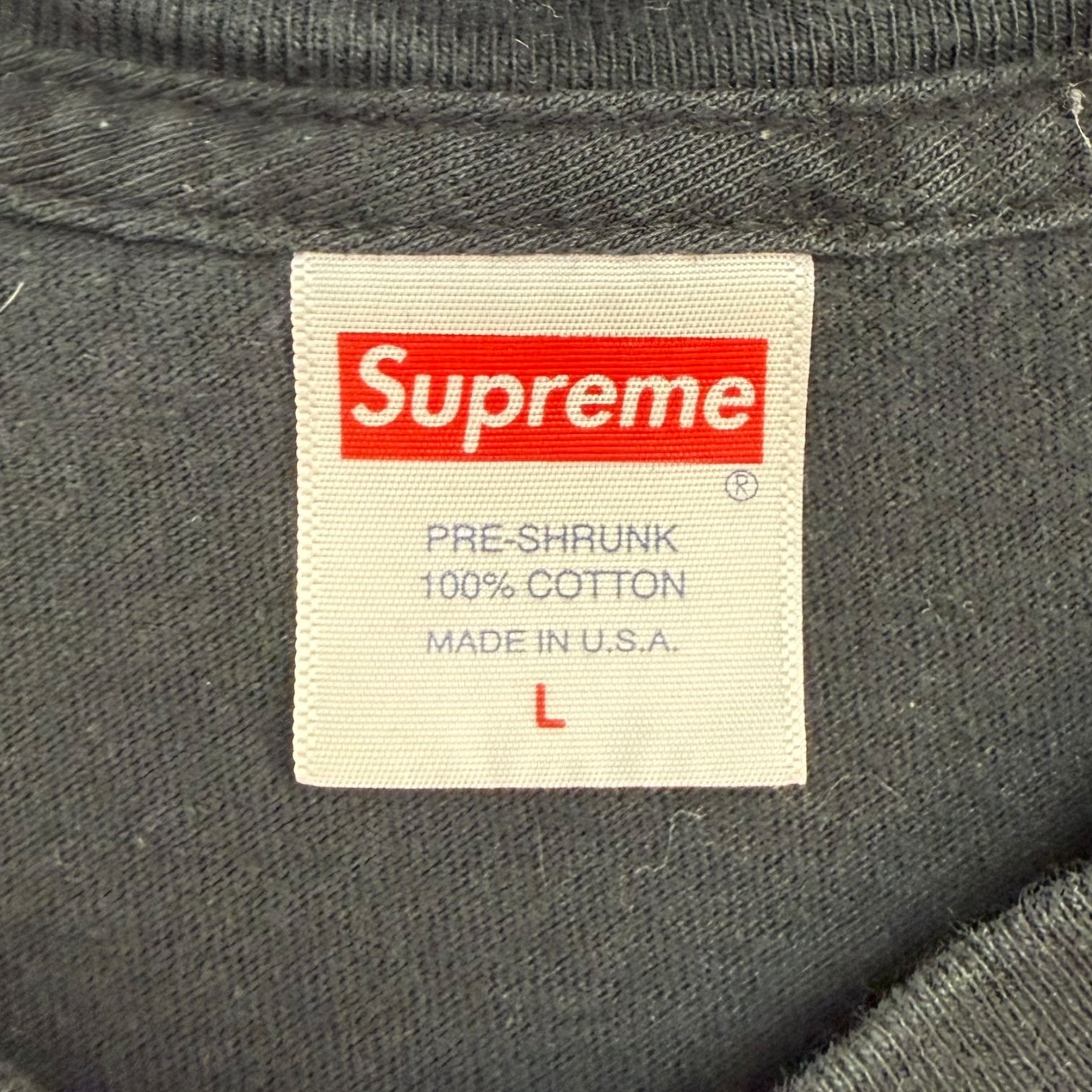 Supreme Chrome Logo Tee Black