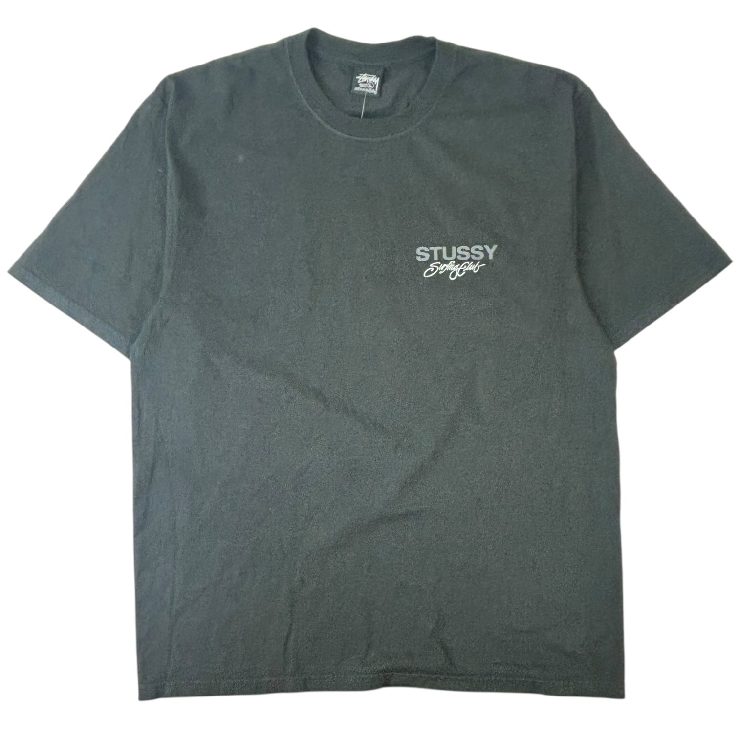 Stussy Pigment Dyed Surf Club T-Shirt Black