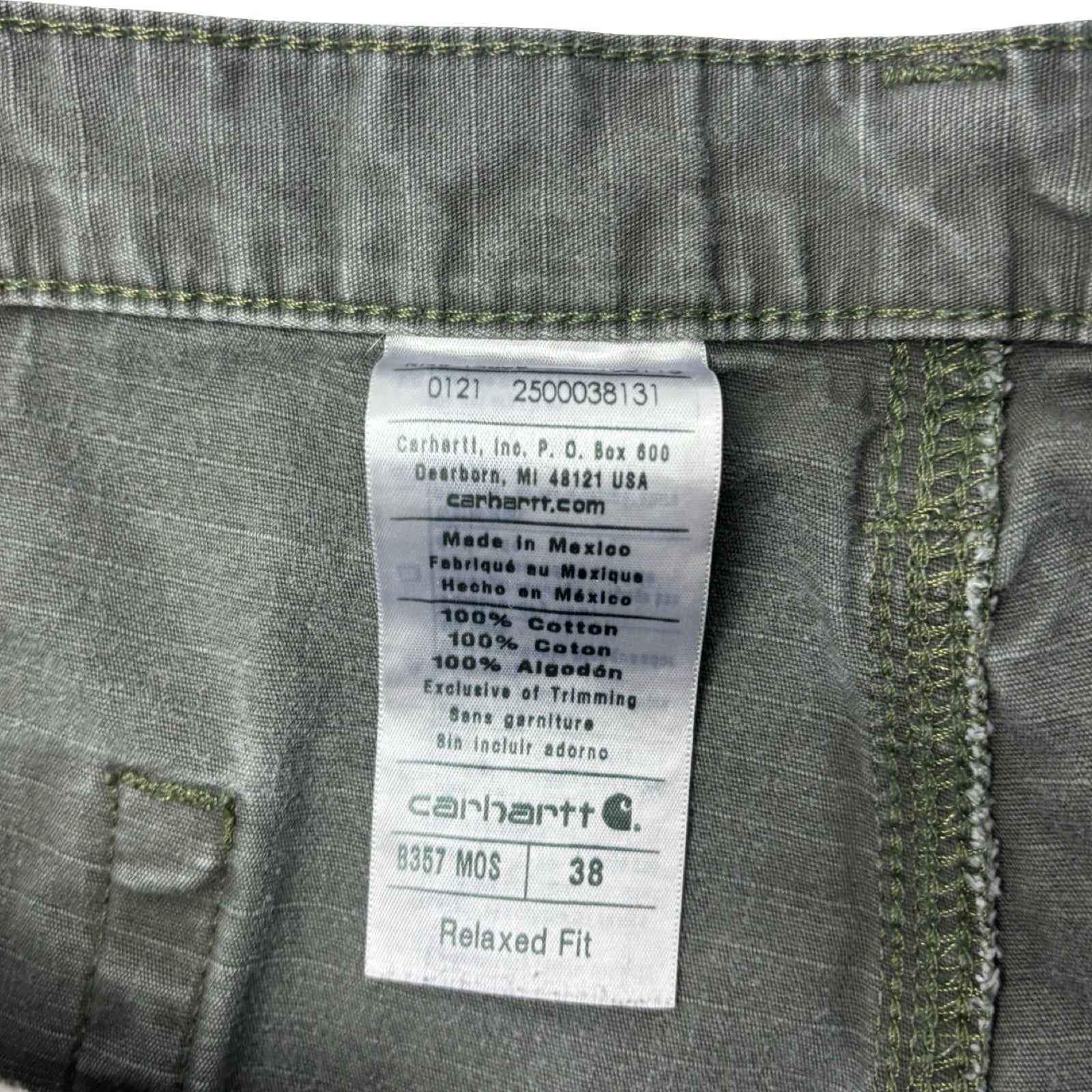 Vintage Carhartt B357 Cargo Short Grey