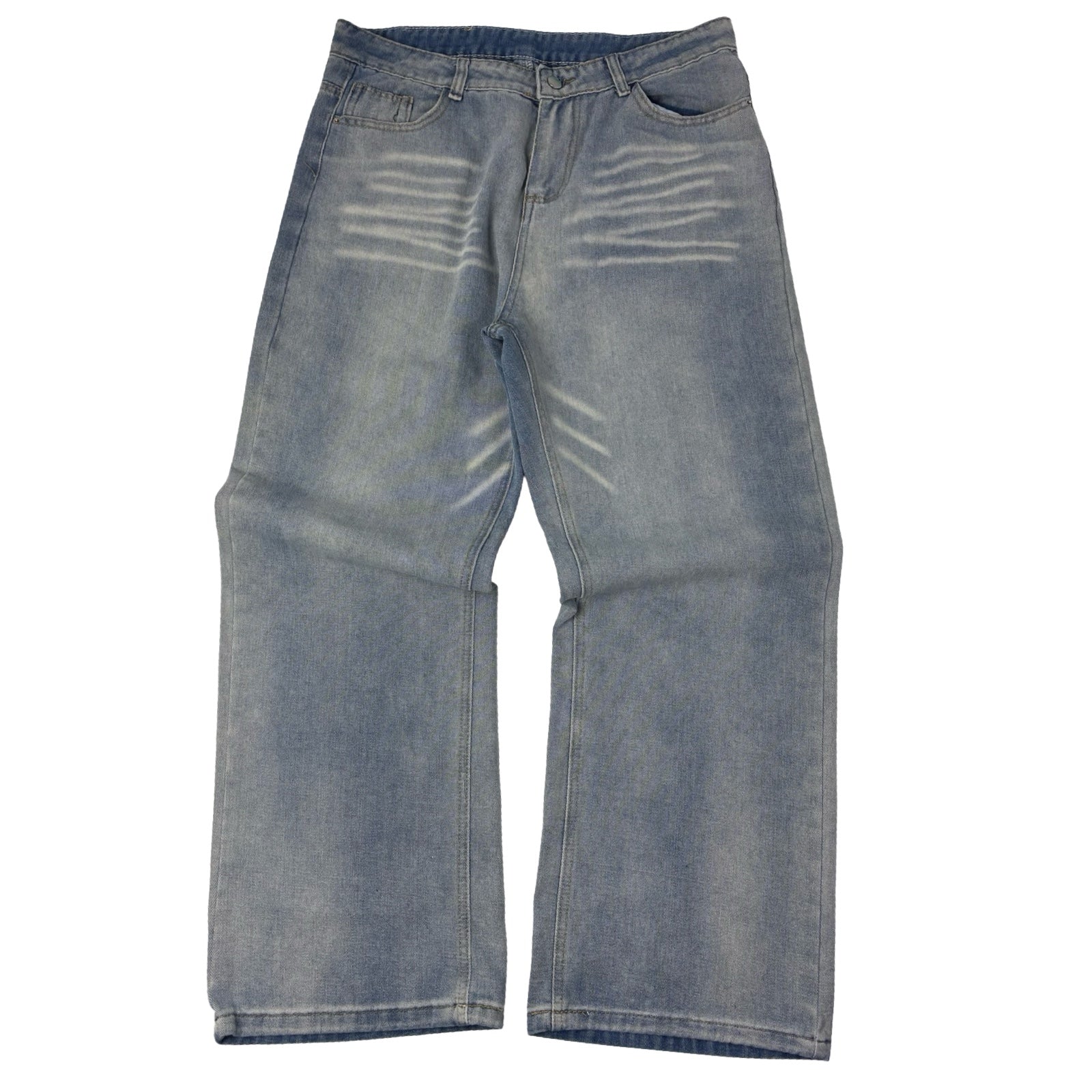 Vintage DSquared Light Wash Baggy Flared Denim Bottoms