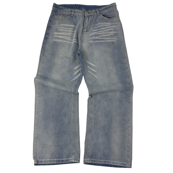 Vintage DSquared Light Wash Baggy Flared Denim Bottoms