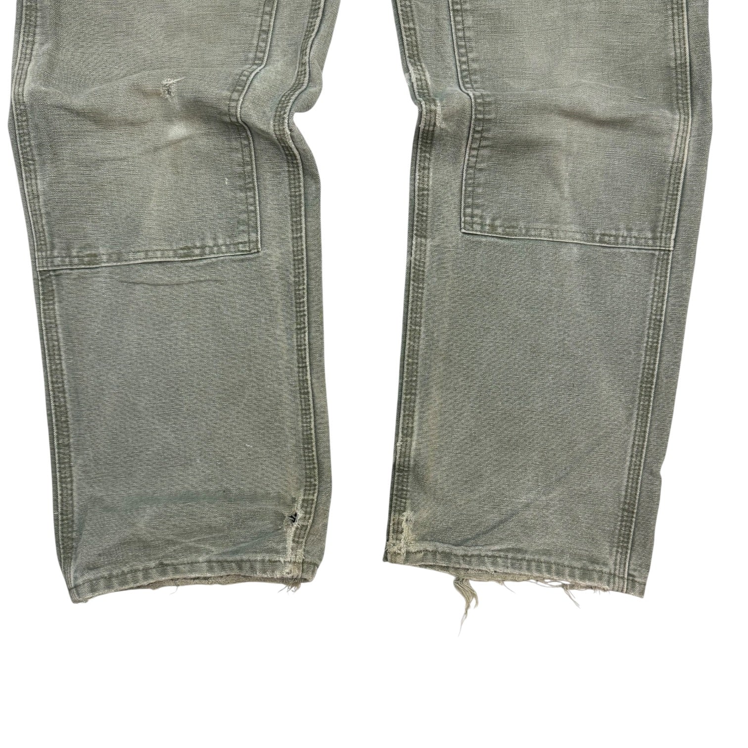 Vintage Carhartt Double Knee Pants Green
