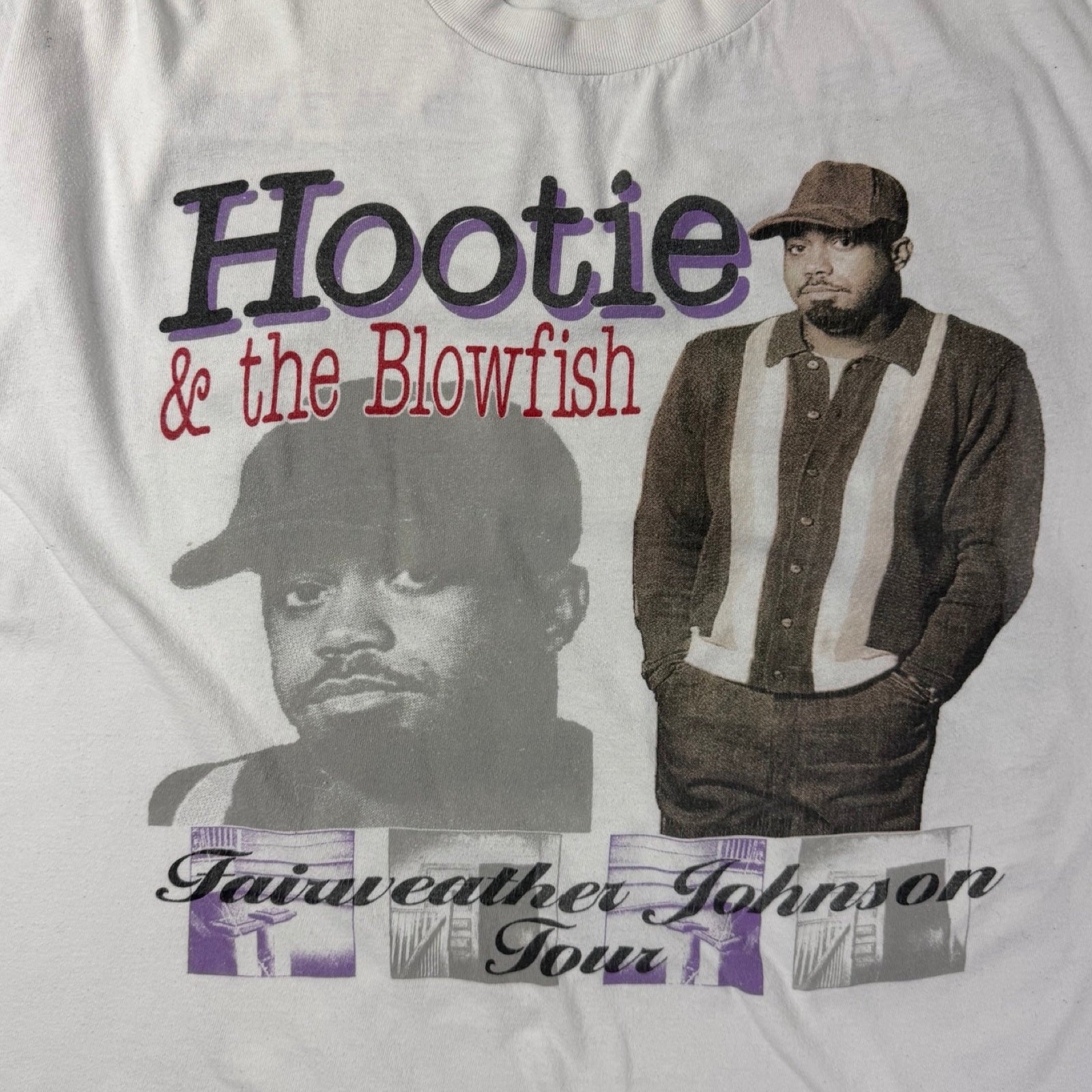 1996 Hootie and the Blowfish USA Tour T-Shirt White