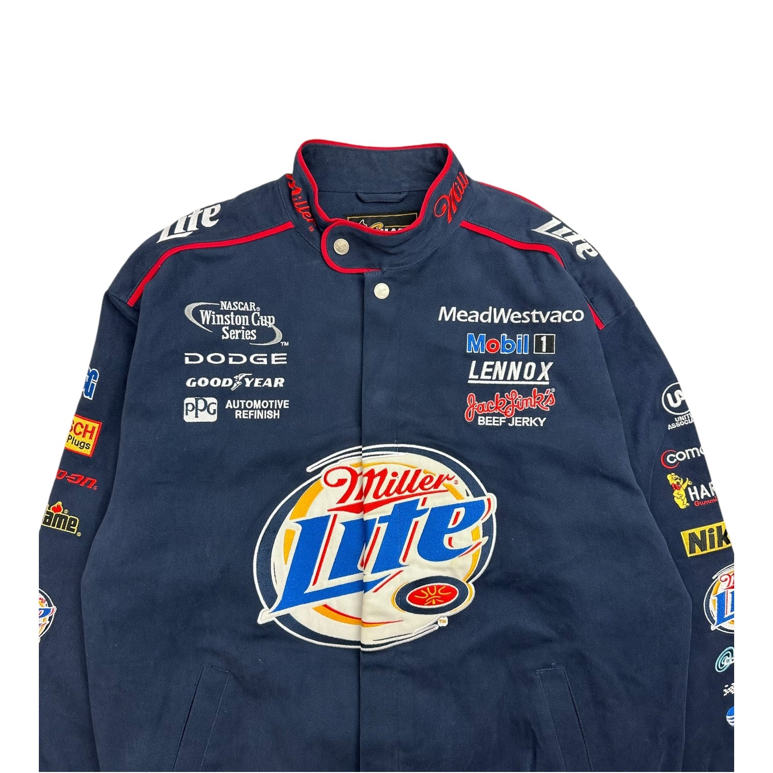 Vintage Miller Lite Rusty Wallace NASCAR Jacket