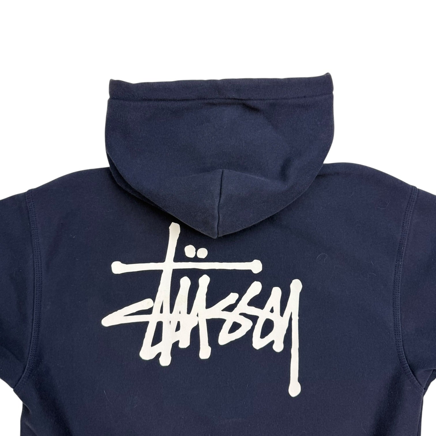 Stussy Basic Hoodie Navy Blue