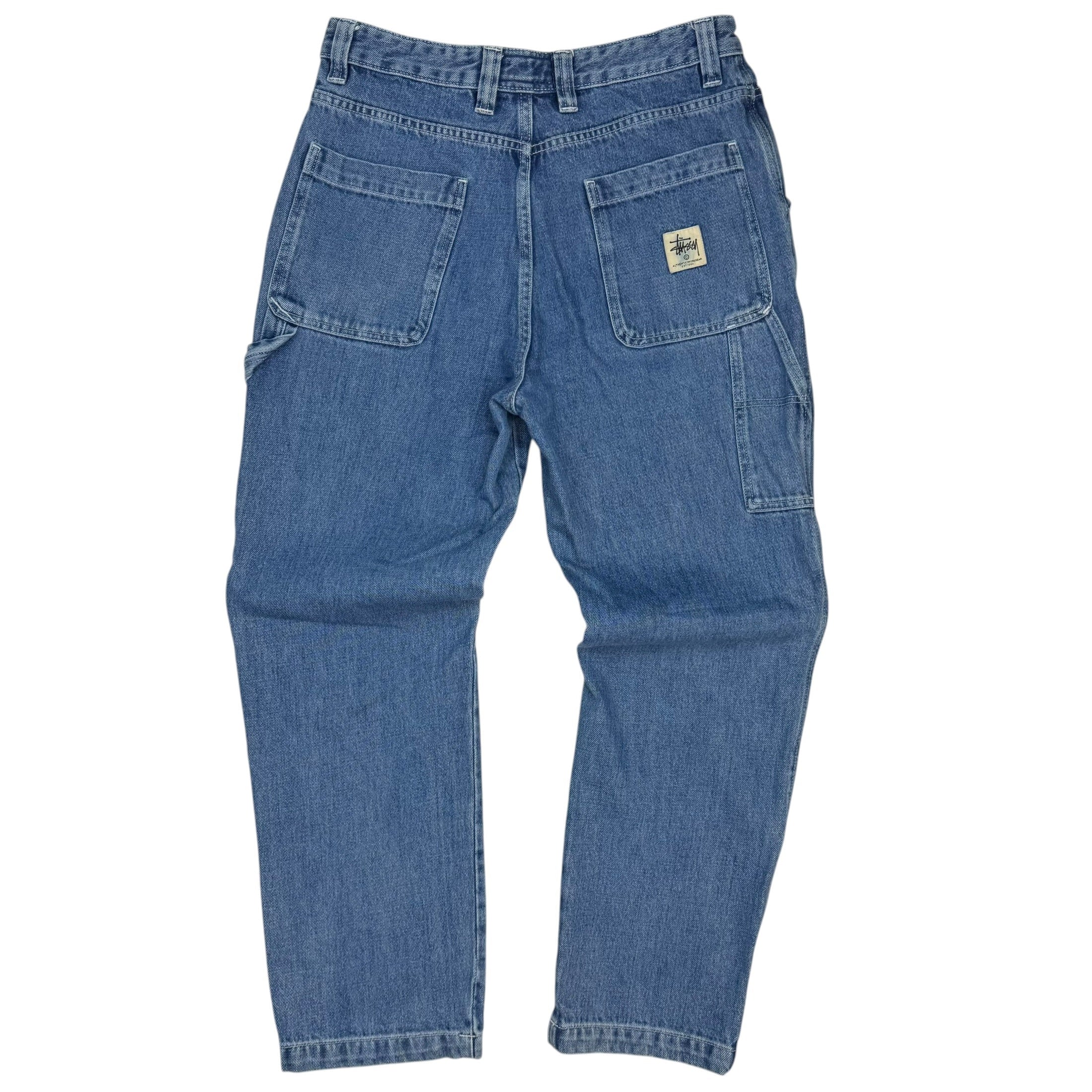 Stussy Denim Double Knee Work Pants Blue