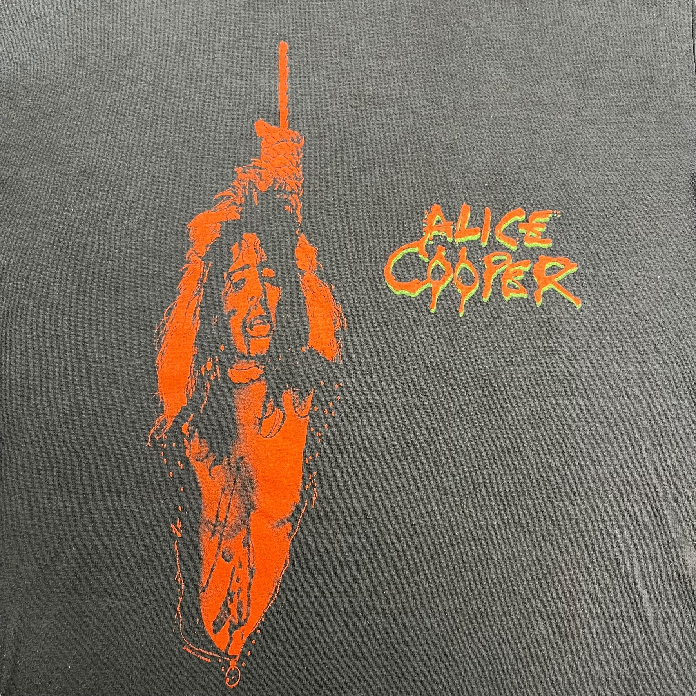 1987 Alice Cooper “The Nightmare Returns” Tour Tee Black