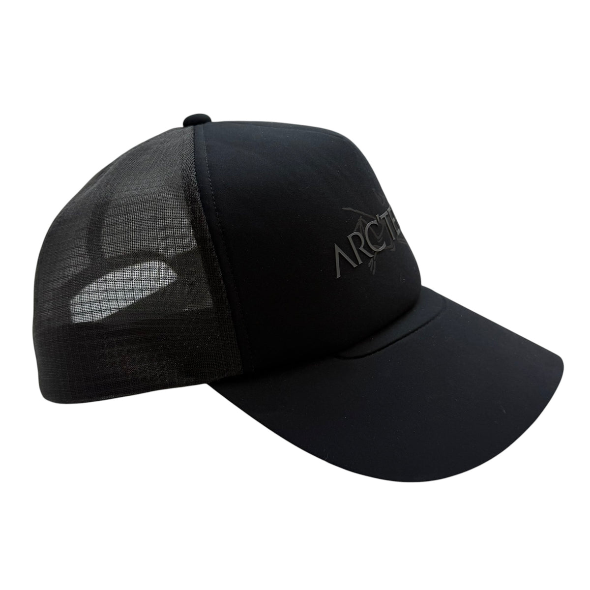 Arcteryx Bird Word Trucker Hat Black