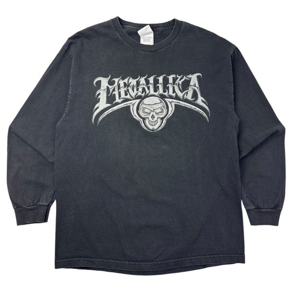 Vintage Metallica Soft Skull L/S T-Shirt Black