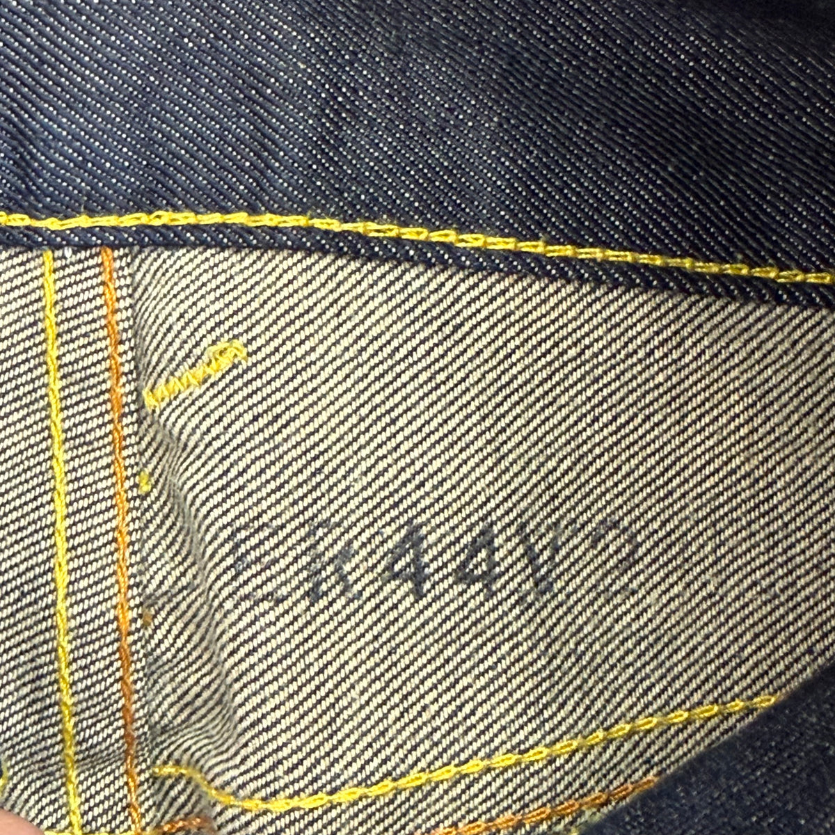 Evisu Heritage Handpainted Selvedge Raw Denim Jumpsuit Indigo/Red
