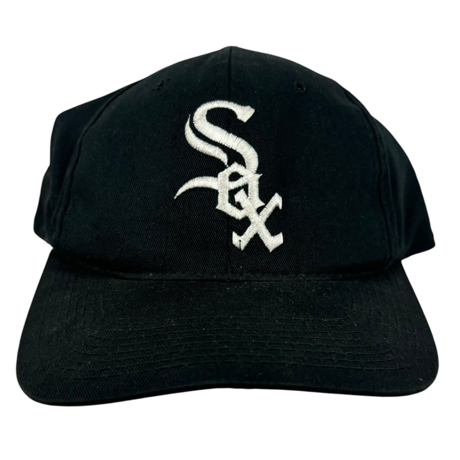 Vintage Chicago White Sox SnapBack Hat Black
