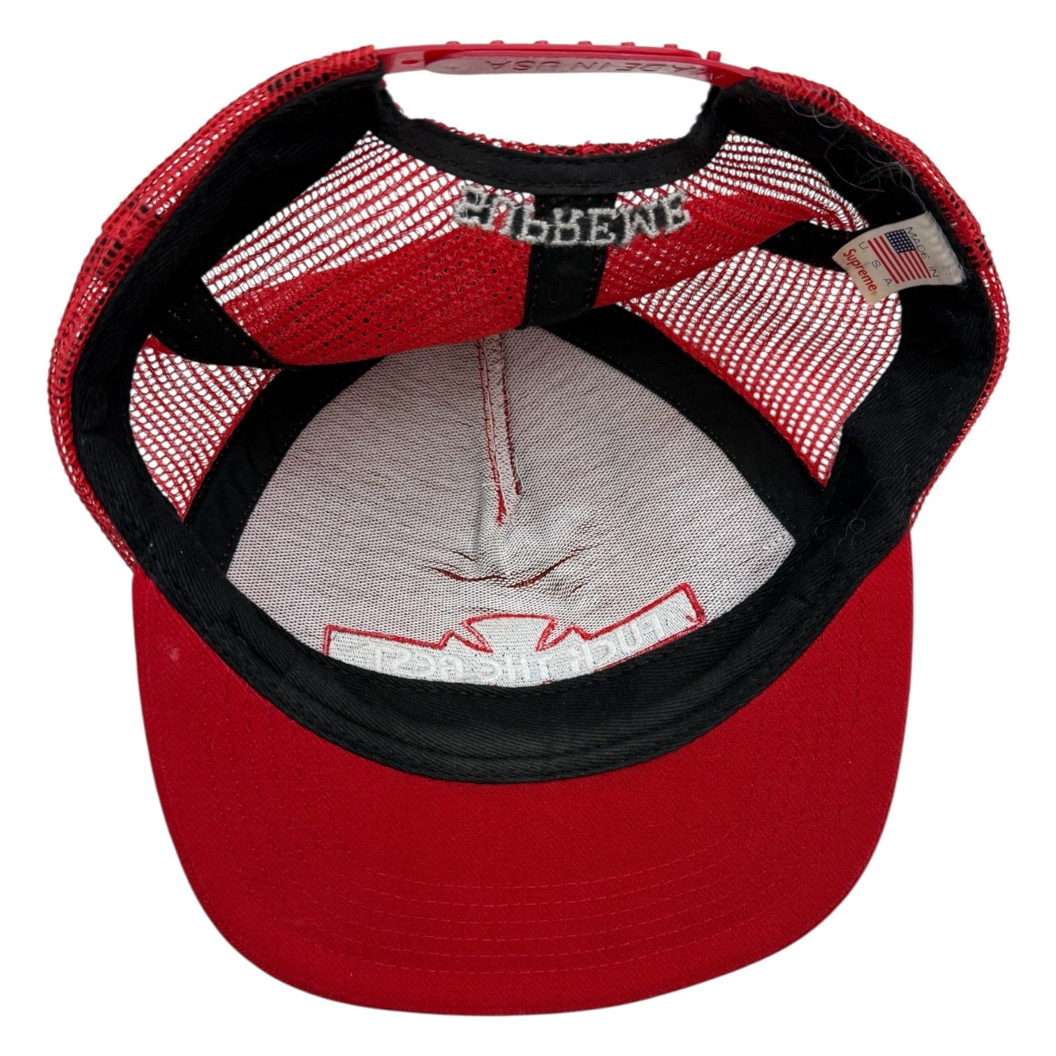 Supreme x Independent SS12 F*ck The Rest 5 Panel Hat Red