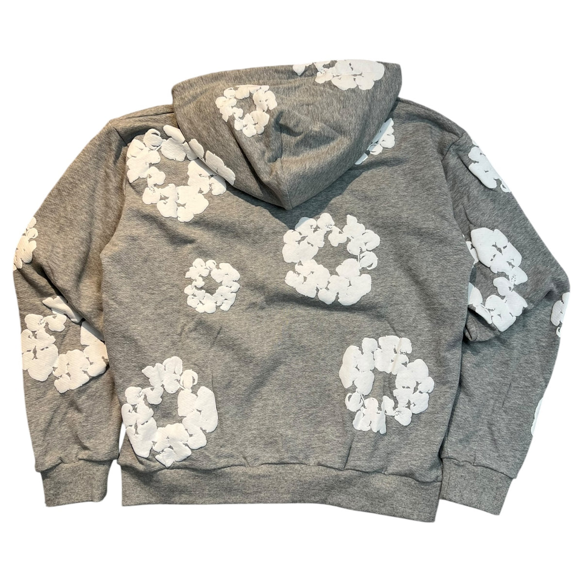 Denim Tears Cotton Wreathe Hoodie Grey