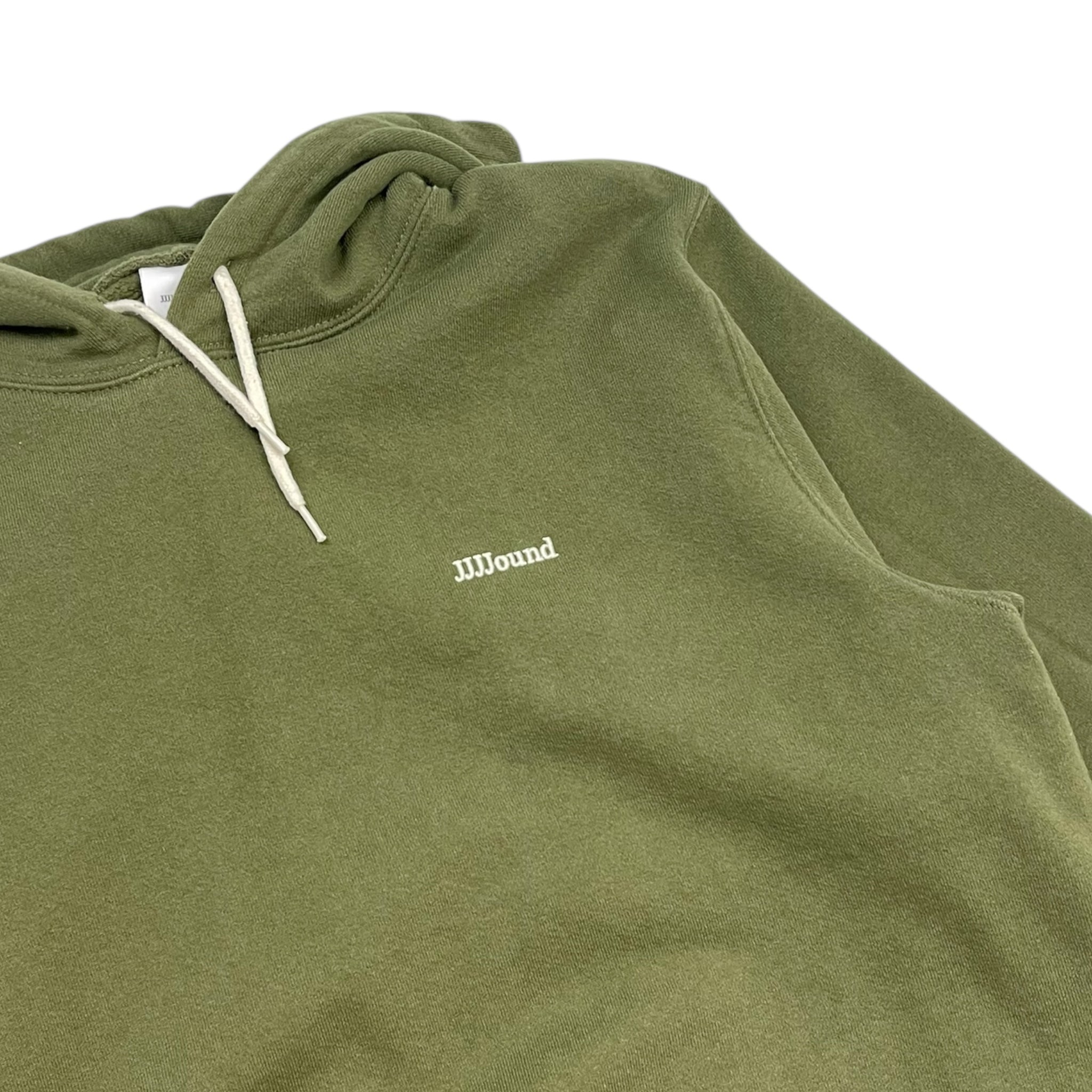 JJJJound Pocket Logo Hoodie Utility Green