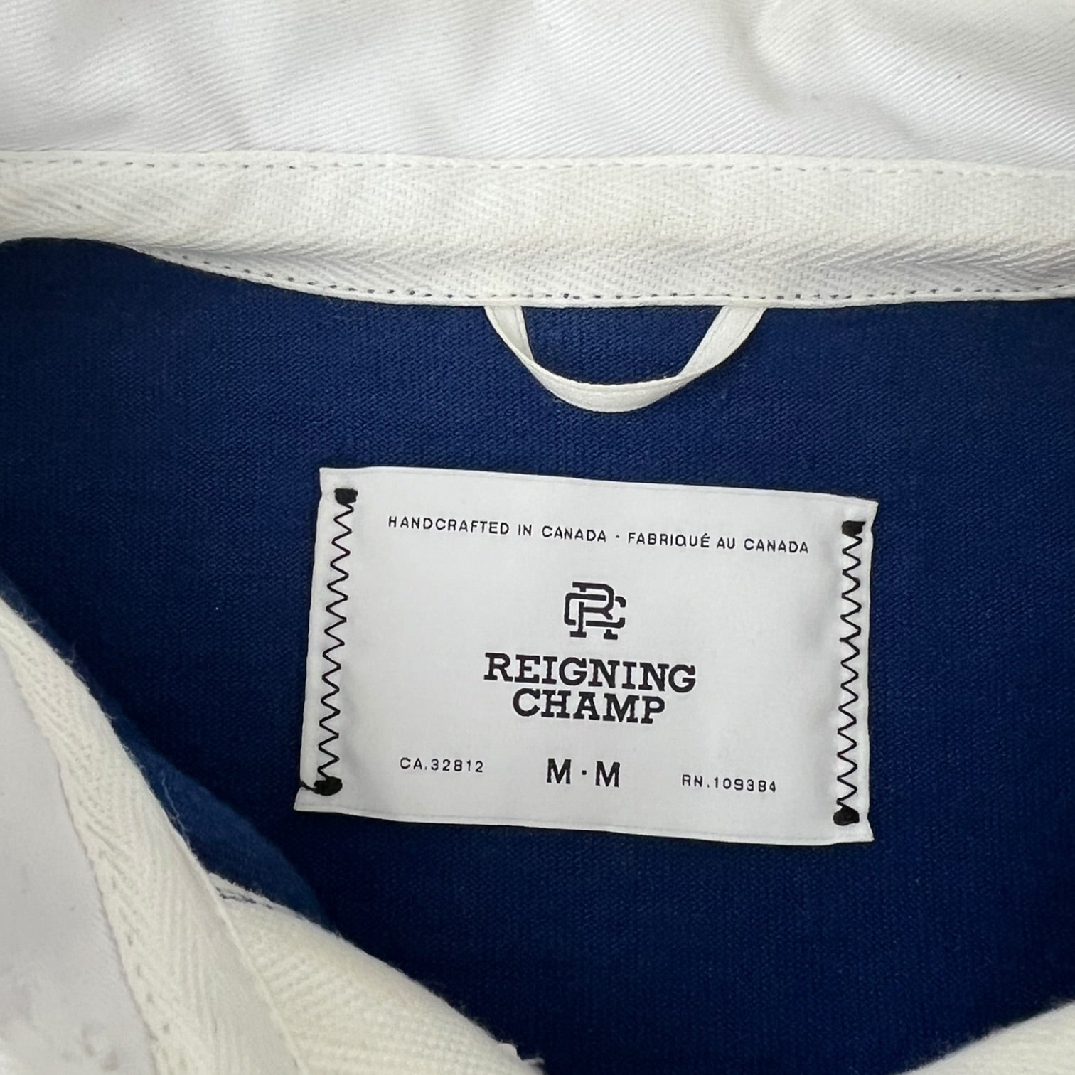 Reigning Champ Midweight TerryMonogram Rugby Shirt