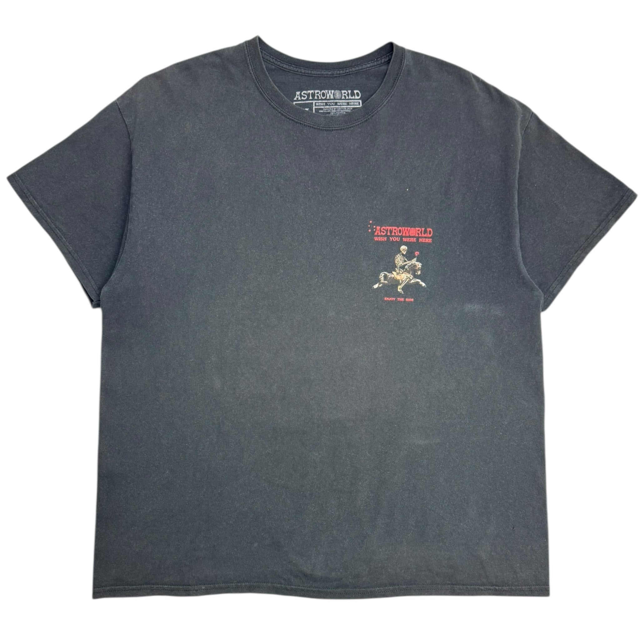 Travis Scott Astroworld Enjoy The Ride Tee Black