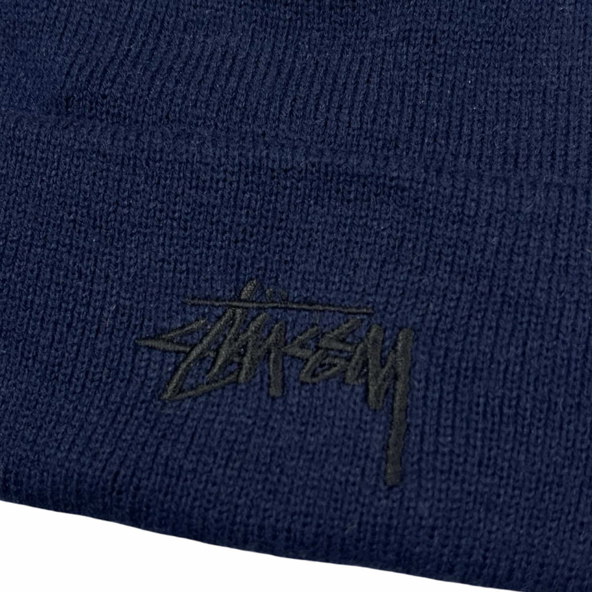 Stussy Stock Logo Beanie Navy