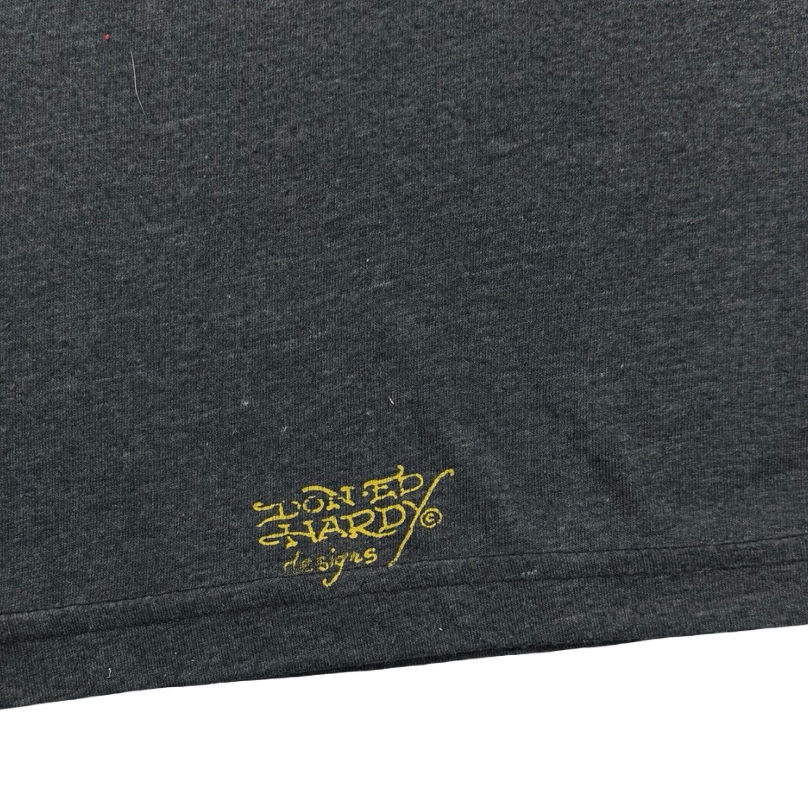 Vintage Y2K Ed Hardy Black Panther T-Shirt Washed Black