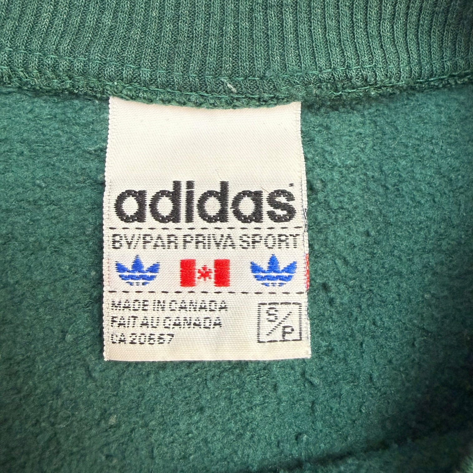 Vintage Adidas Crewneck Green