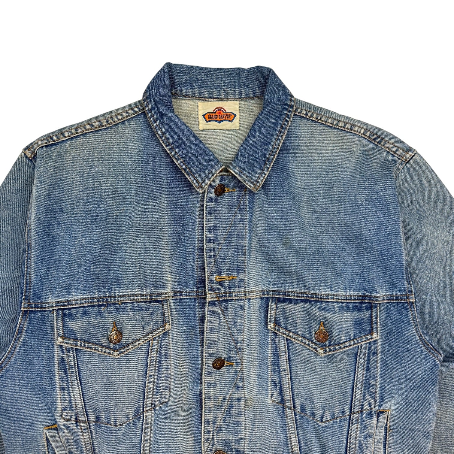 Vintage Denim Wolf Jacket Medium Wash