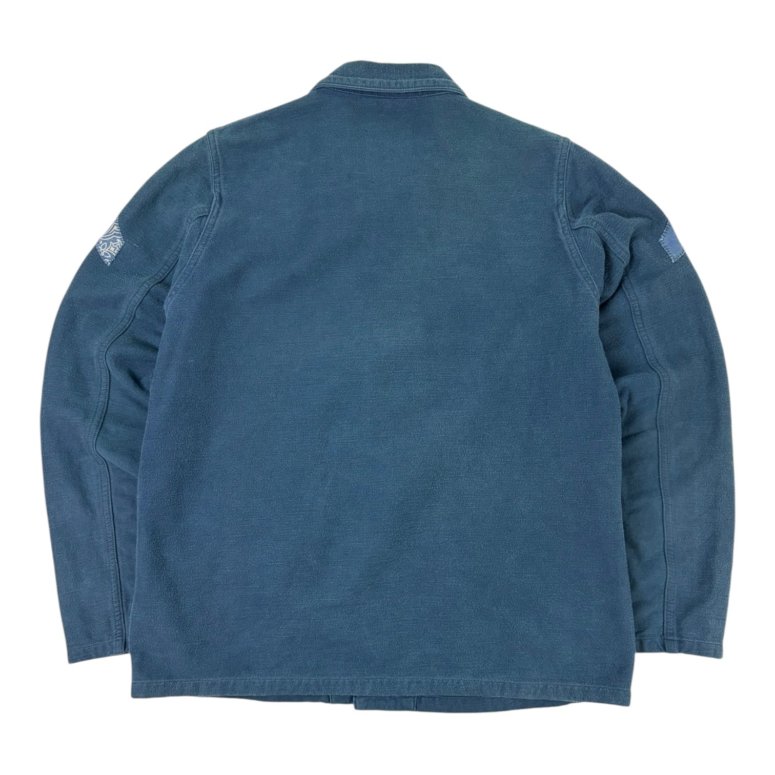 Visvim Corporal Flannel Jacket Cashew Blue