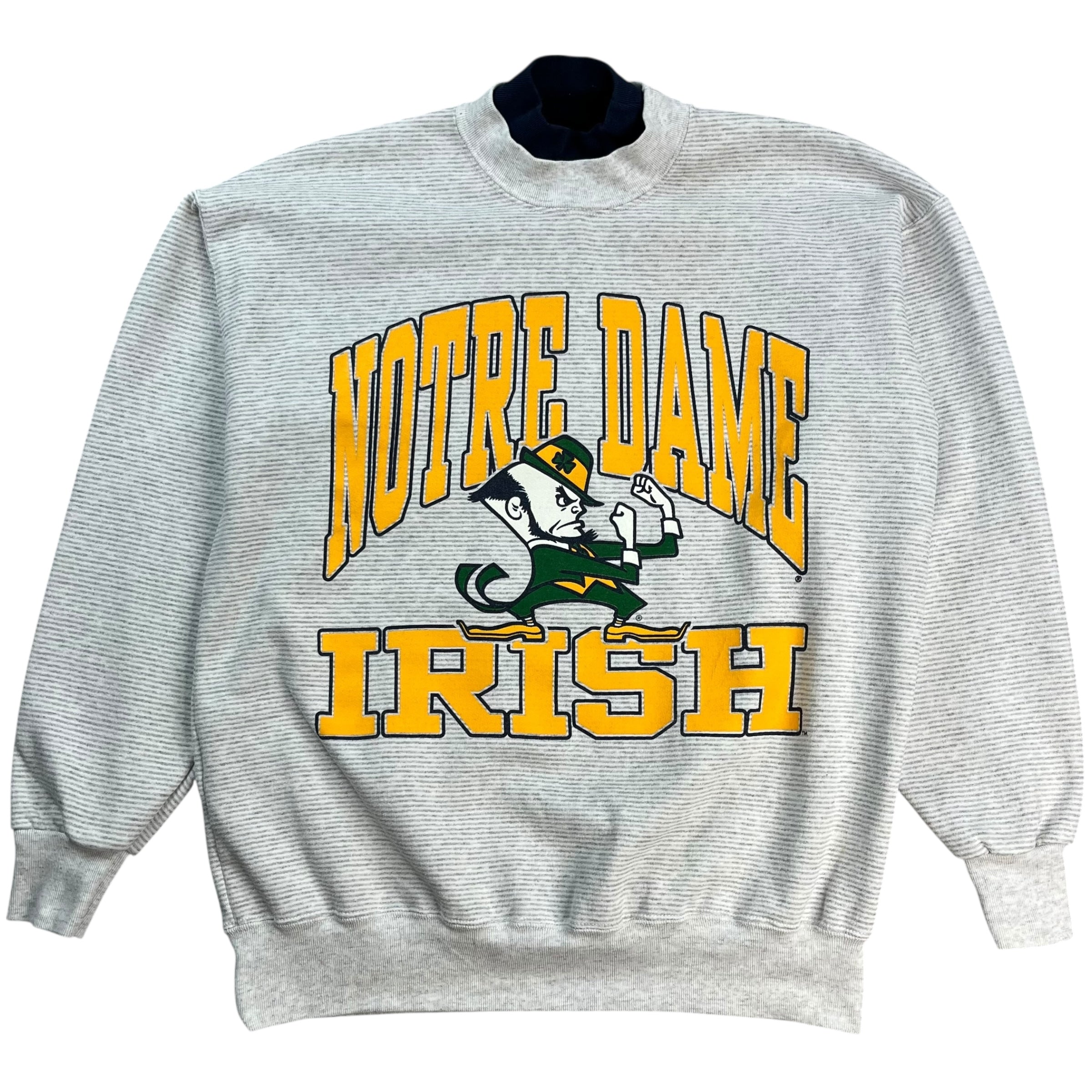 Vintage Notre Dame Irish Crewneck Light Grey