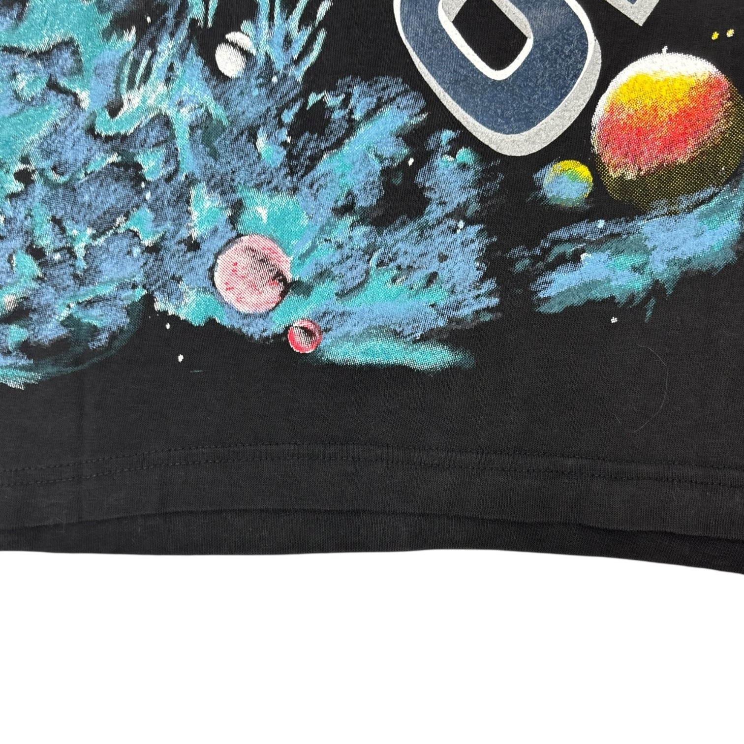 Vintage Dallas Cowboys Outer Space T-Shirt Black