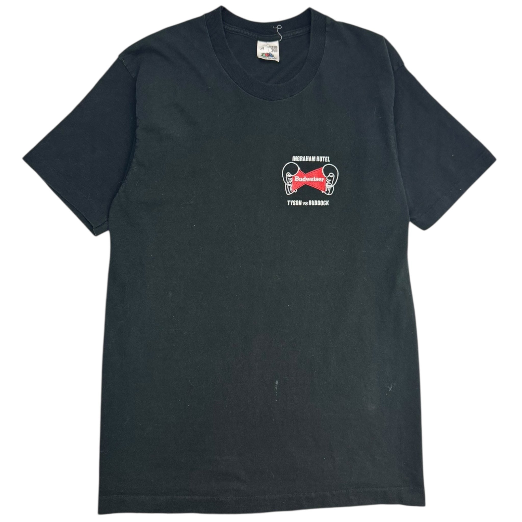 1991 Tyson VS Ruddock Budweiser Fight Promo T-Shirt