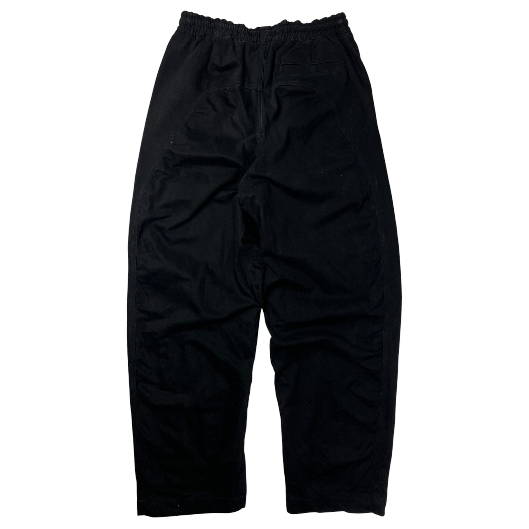 A Cold Wall Cotton Drawcord Trousers Black