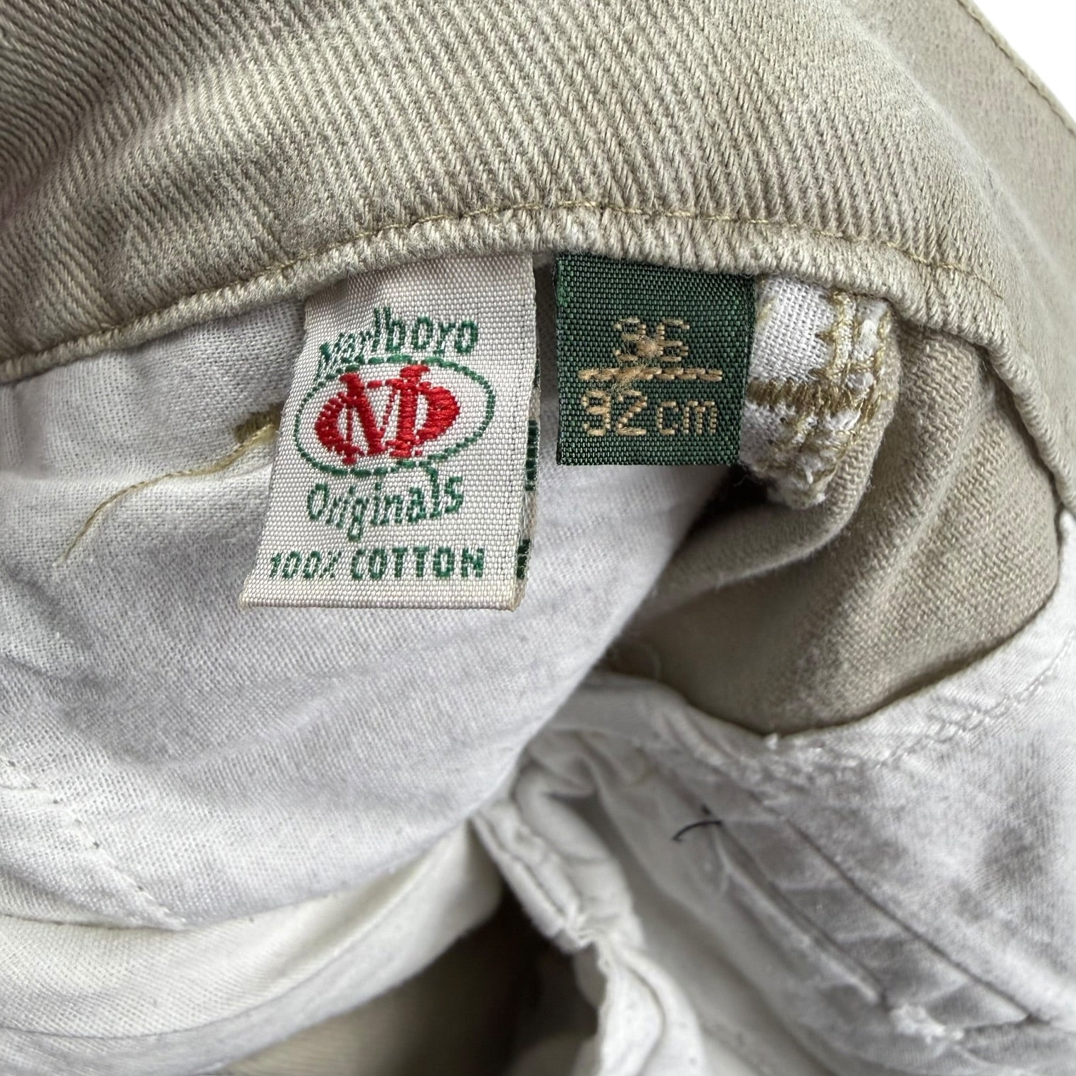 Vintage Marlboro Originals Khaki Pants Light Tan