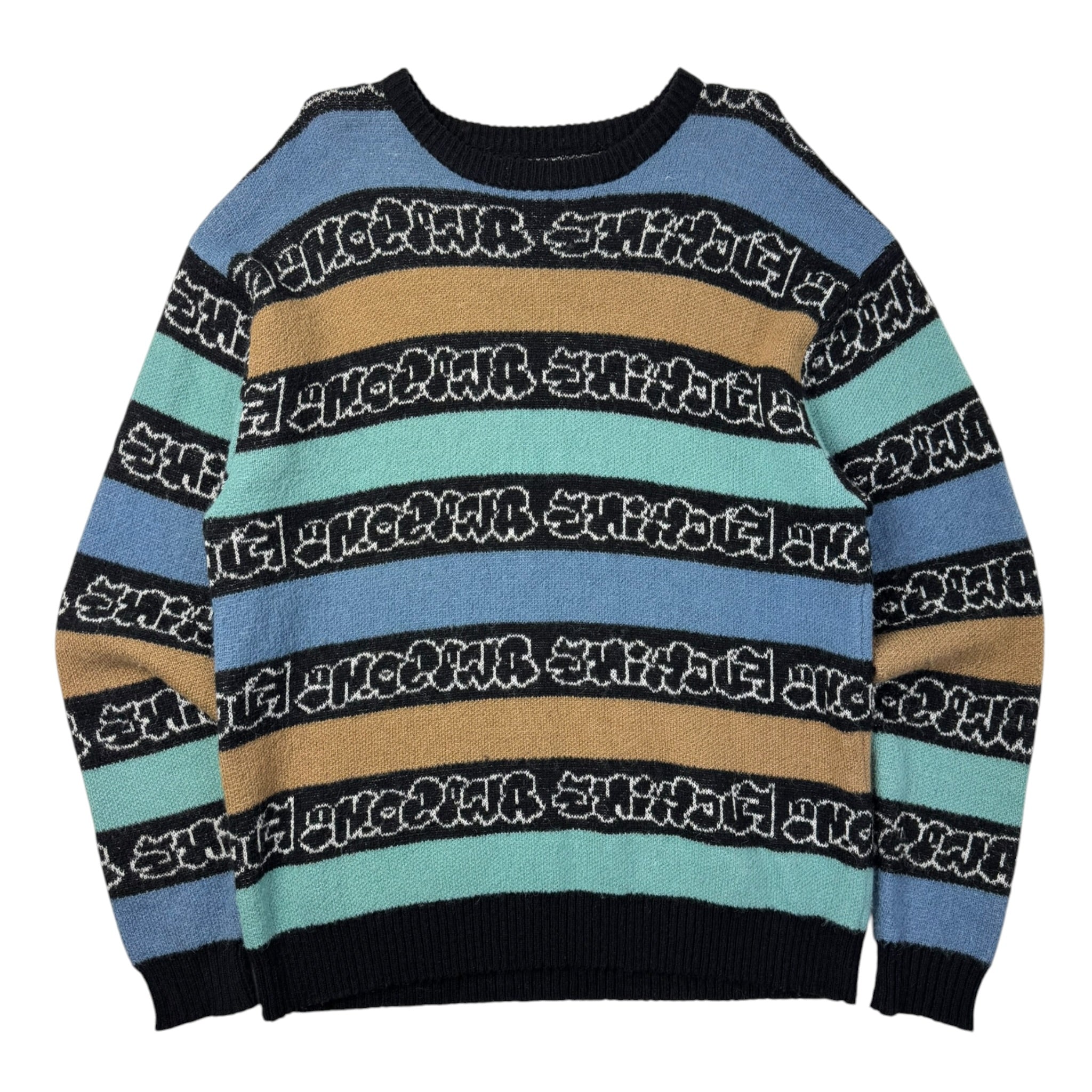 F*cking Awesome Inverted Wanto Brushed Sweater Multi-Colour