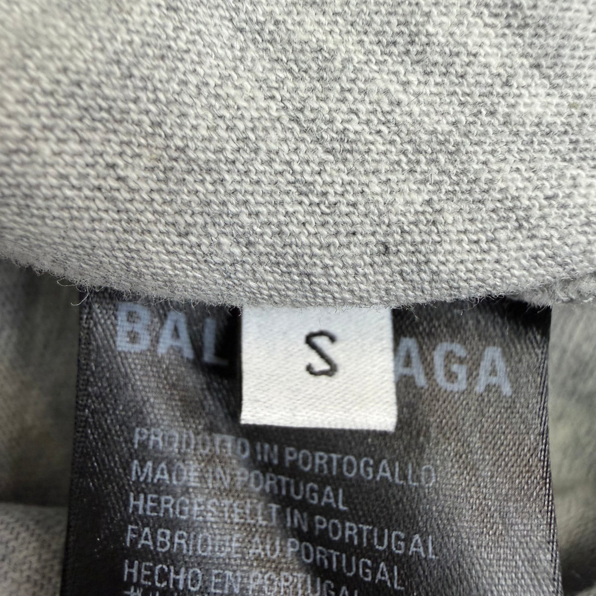 Balenciaga Political Campaign Hybrid Tee Grey