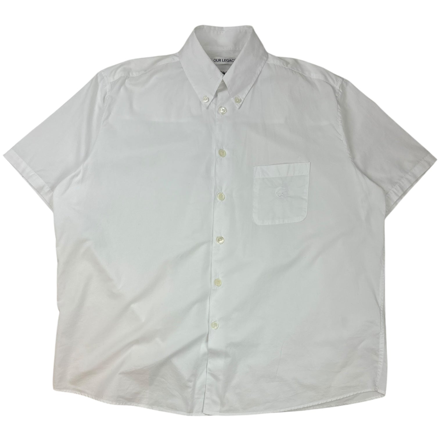 Stussy x Our Legacy Borrowed BD Short Sleeve T-Shirt White