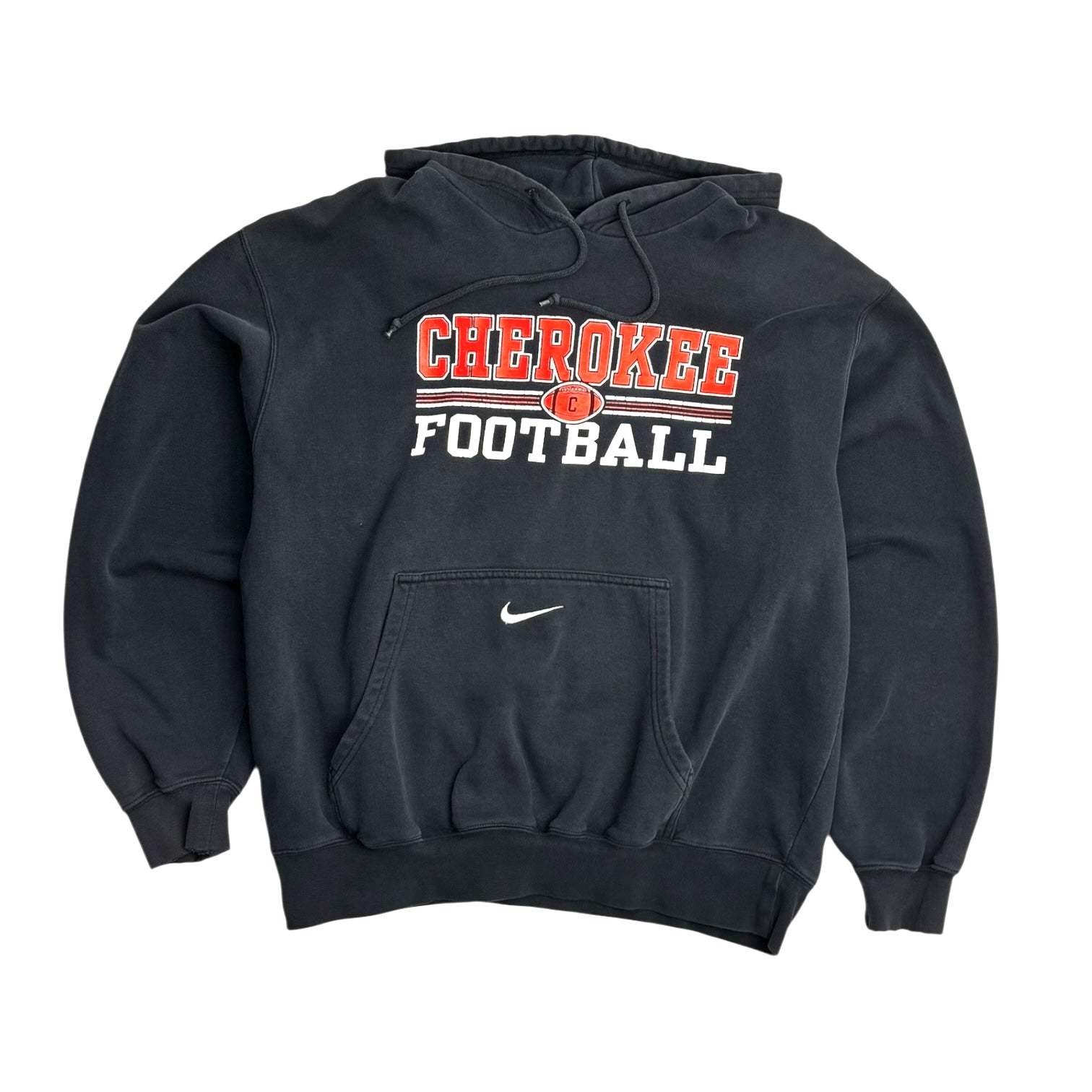 Vintage Nike Cherokee Football Pocket Swoosh Hoodie