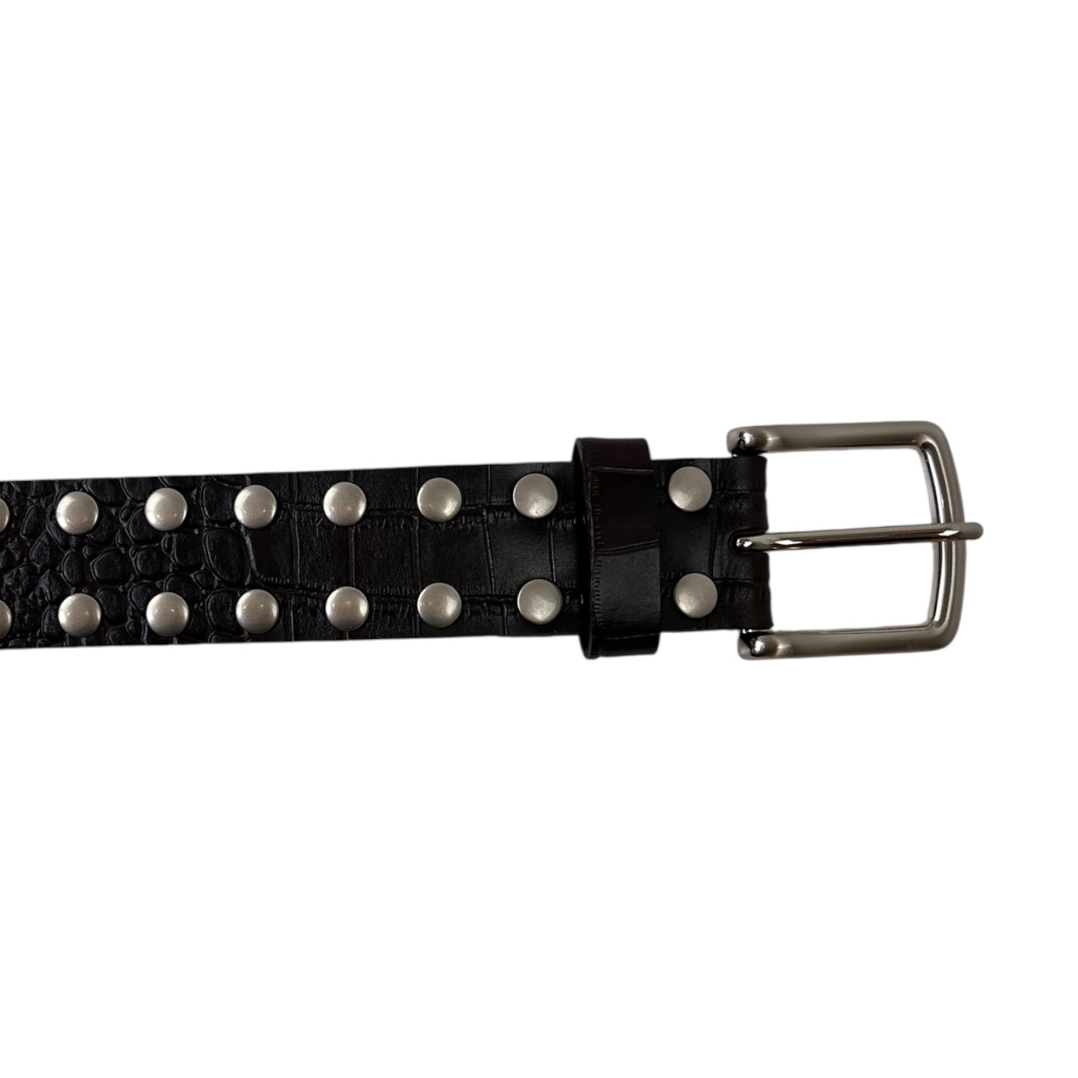 Stussy 8 Ball Studded Belt Brown