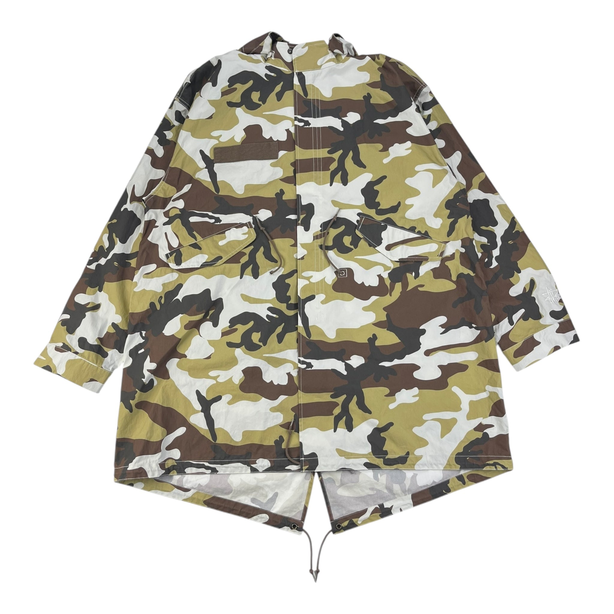Stussy Nyco Fishtail Parka Brown Camo
