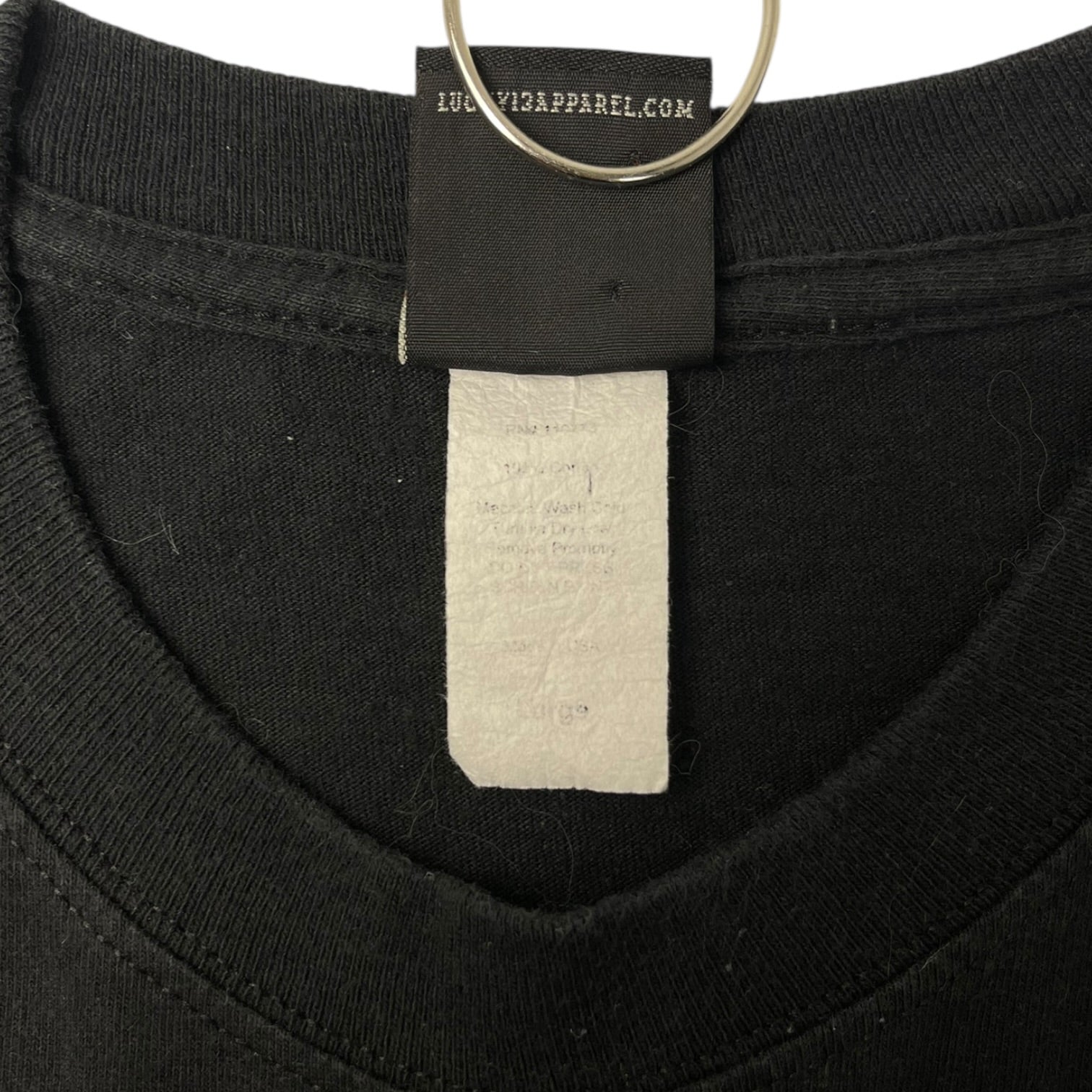 Vintage Lucky 13 Santa Muerta T-Shirt Black