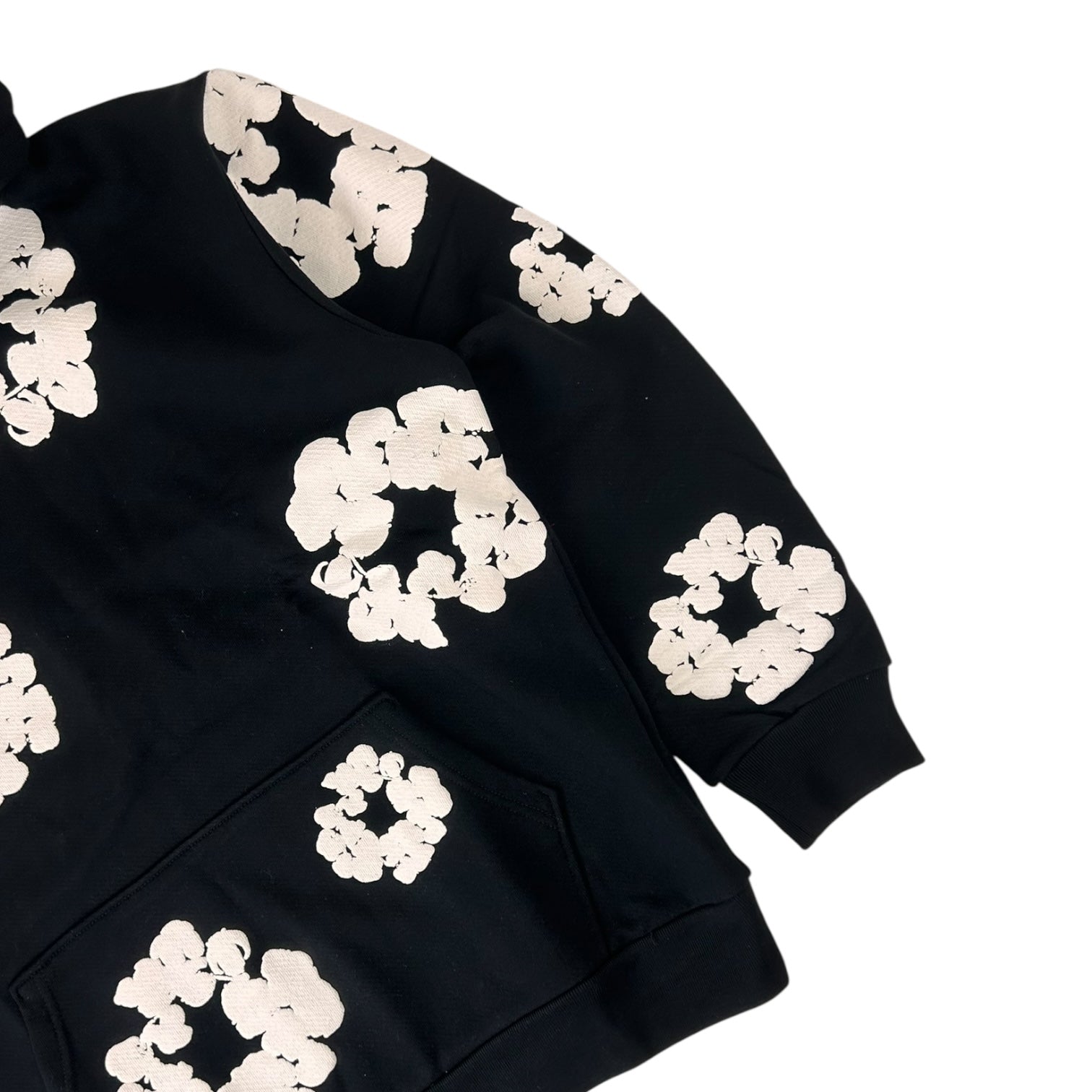 Denim Tears The Cotton Wreath Hoodie Black