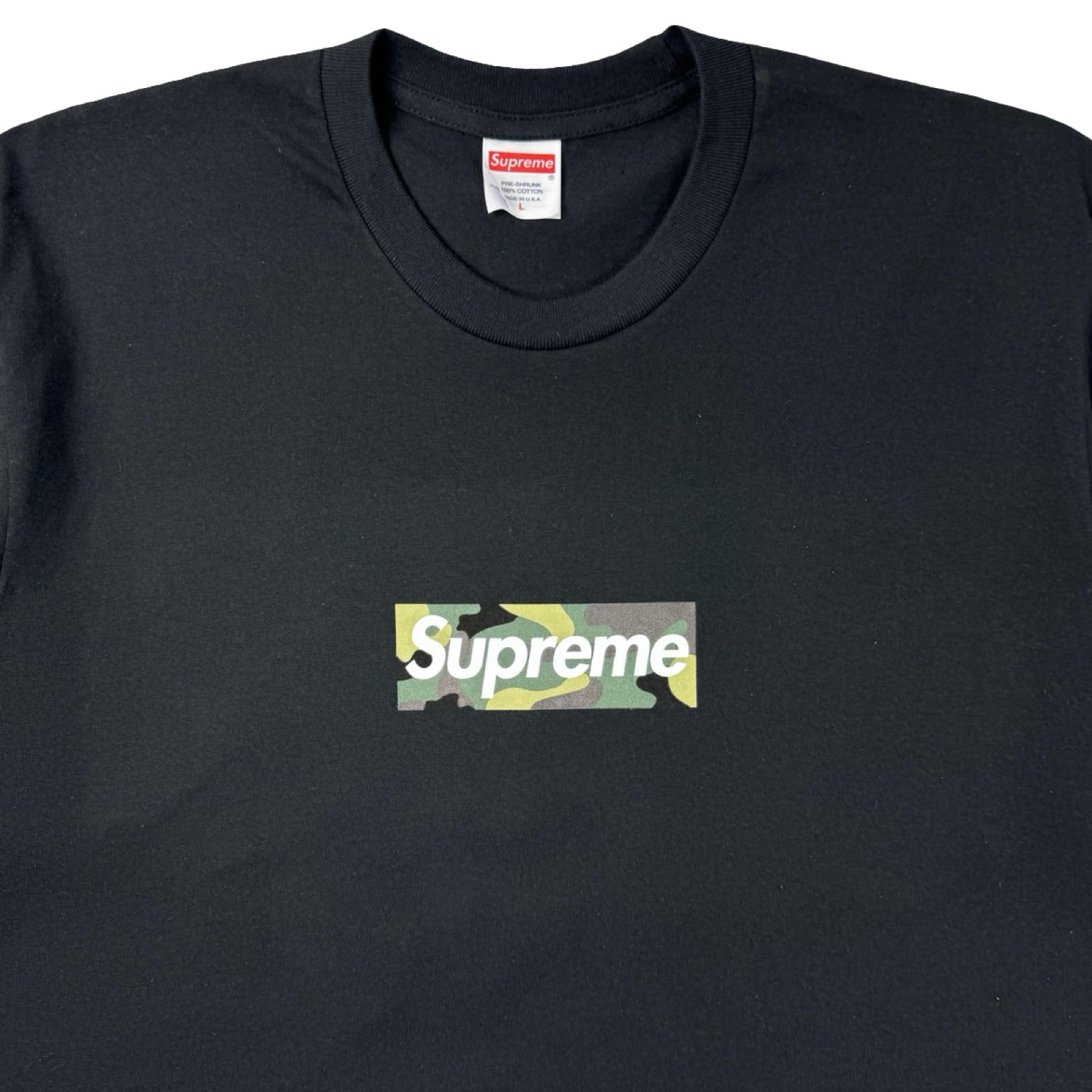 Supreme Camo Box Logo Tee (FW23) Black