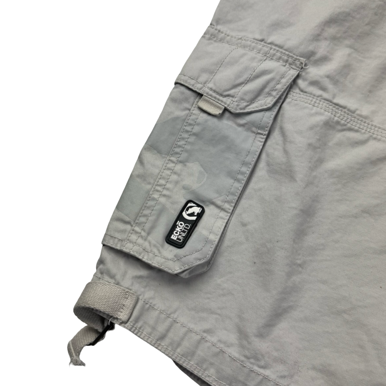 Vintage Y2K Ecko Unlimited. Cargo Shorts White
